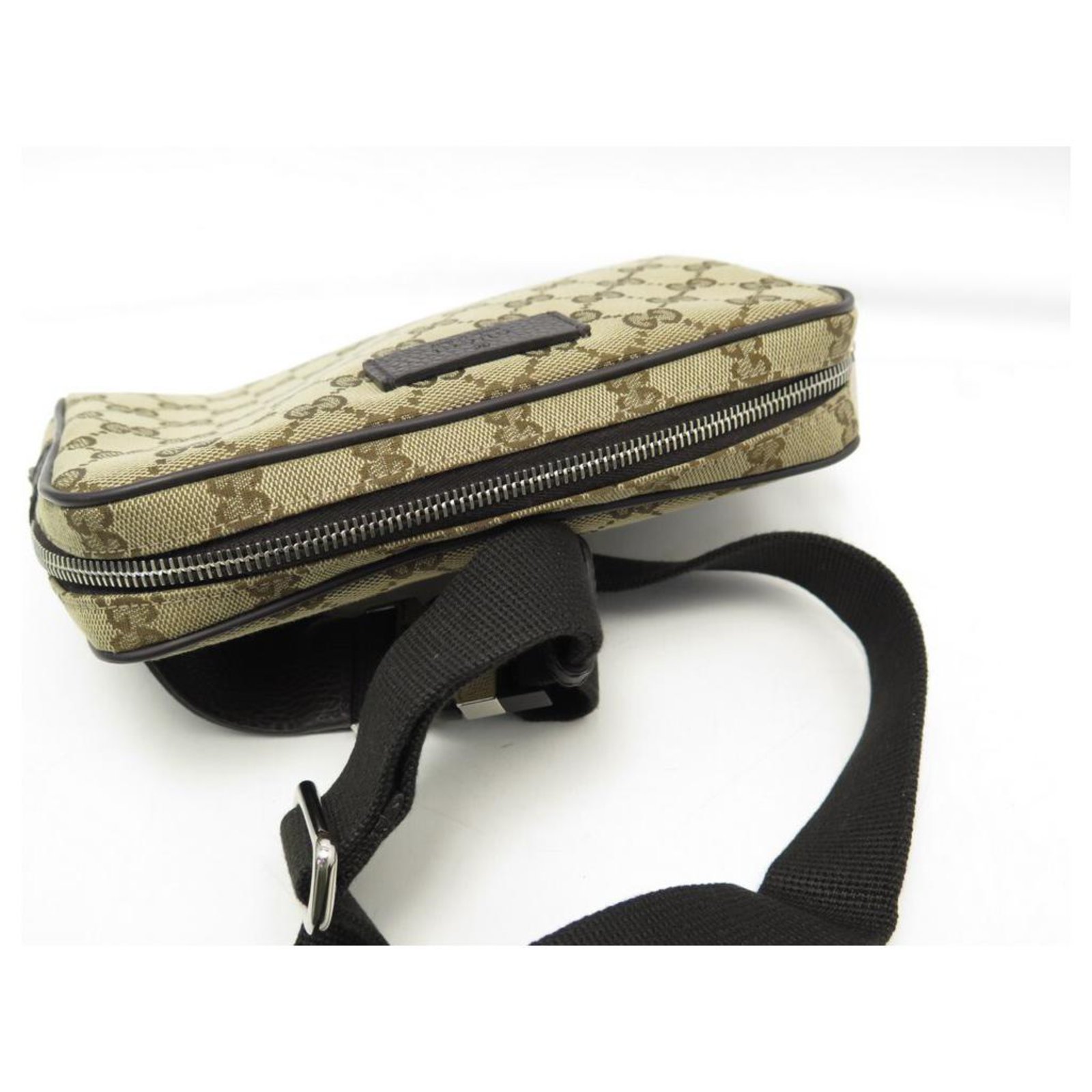 Gucci Original GG Guccissima Canvas Beige Belt Bag 449174