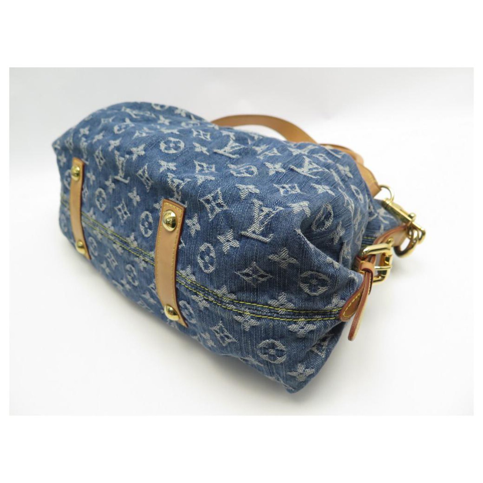 LOUIS VUITTON NEO CABBY MM HANDBAG IN MONOGRAM CANVAS DENIM CANVAS HAND BAG  Blue ref.312039 - Joli Closet