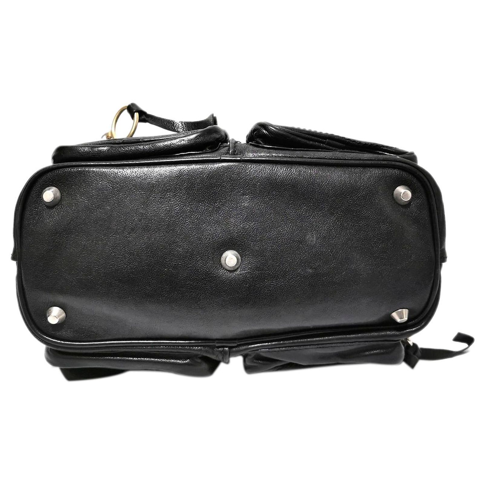 Chloé Chloe Black Betty Leather Shoulder Bag Pony-style calfskin 