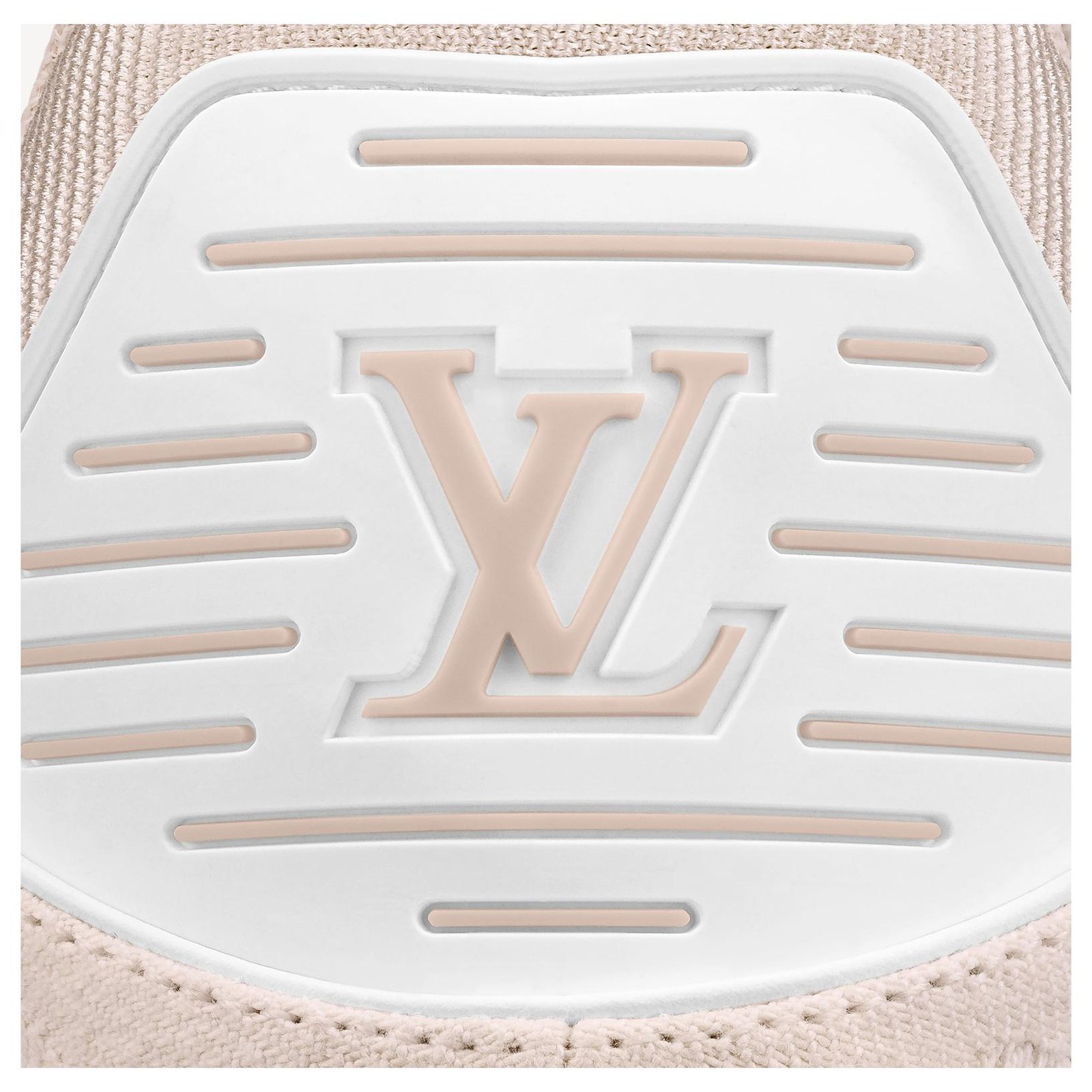Louis Vuitton Trainer Beige Monogram Denim White – Tenisshop.la