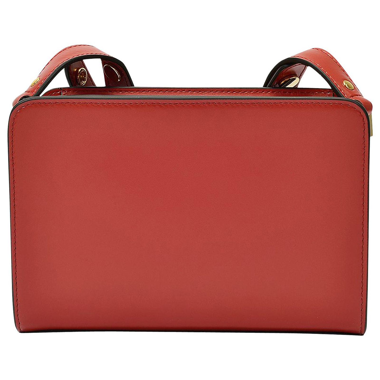 Marni Shoulder Bag Trunk Mini in Red calf leather ref.313822 - Joli Closet
