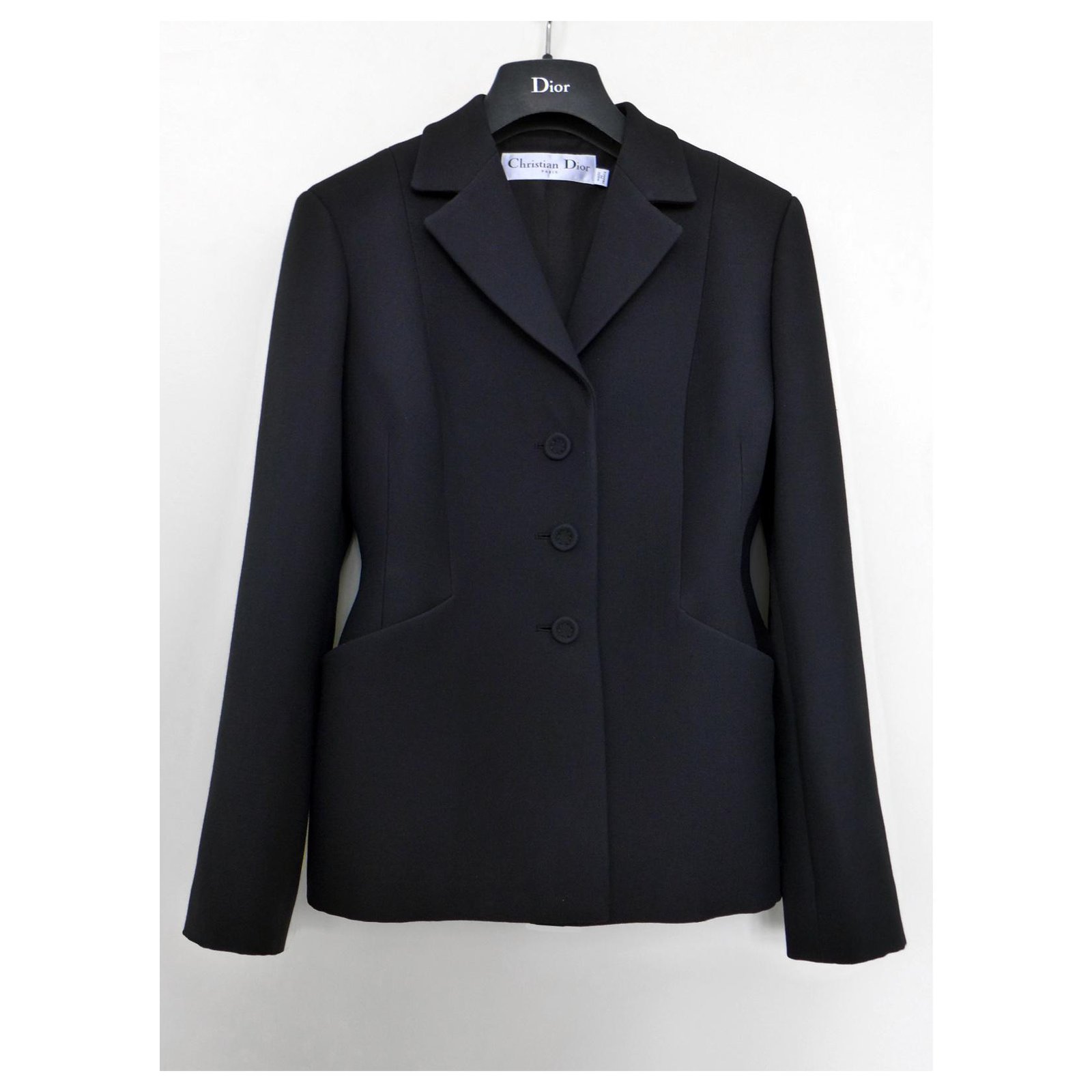 Christian Dior bar jacket Black Wool ref.313844 - Joli Closet