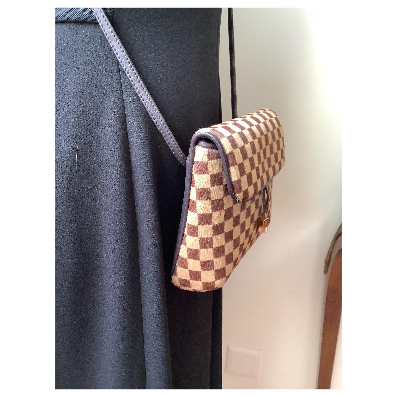 Louis Vuitton Poulain leather checkerboard ref.315504 - Joli Closet
