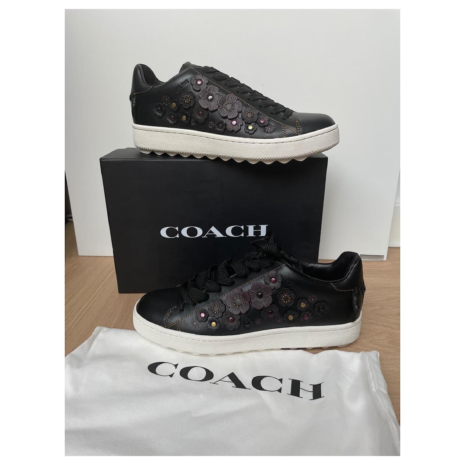 coach tea rose sneakers