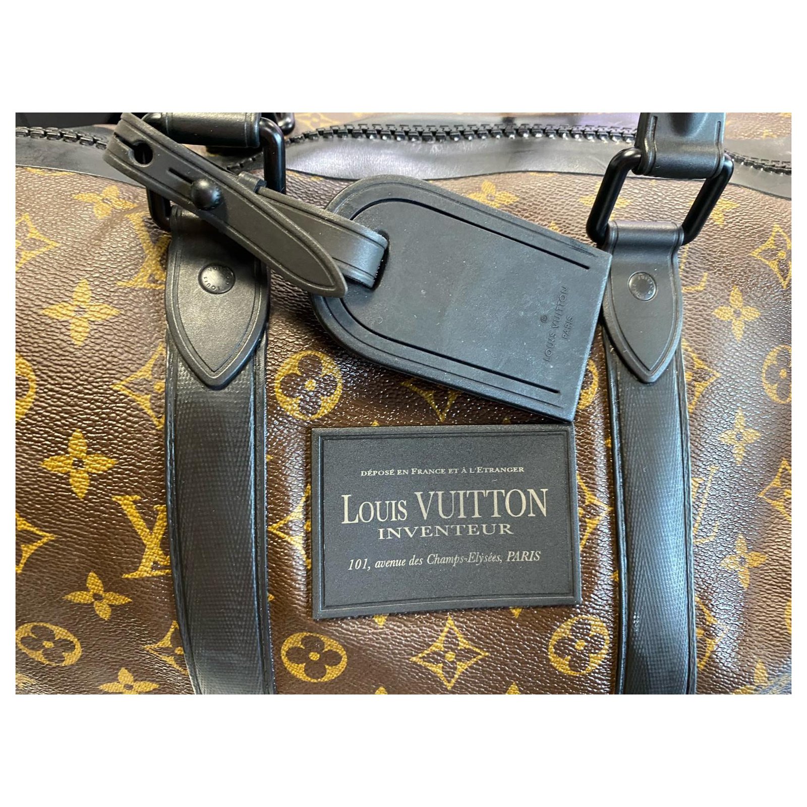 Louis Vuitton Keepall 55 Brown Cloth ref.198776 - Joli Closet