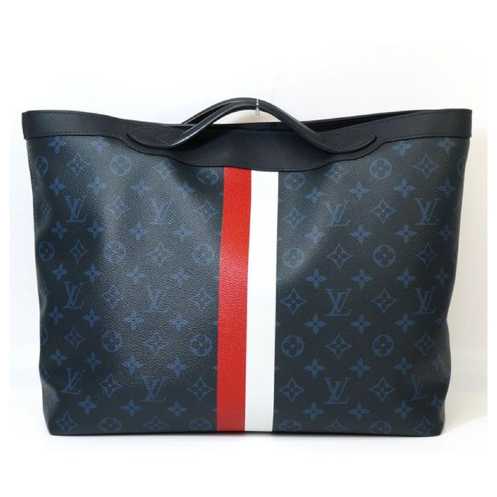 Louis Vuitton Ultra Light paint stripe tote bag blue ref.317213 - Joli  Closet