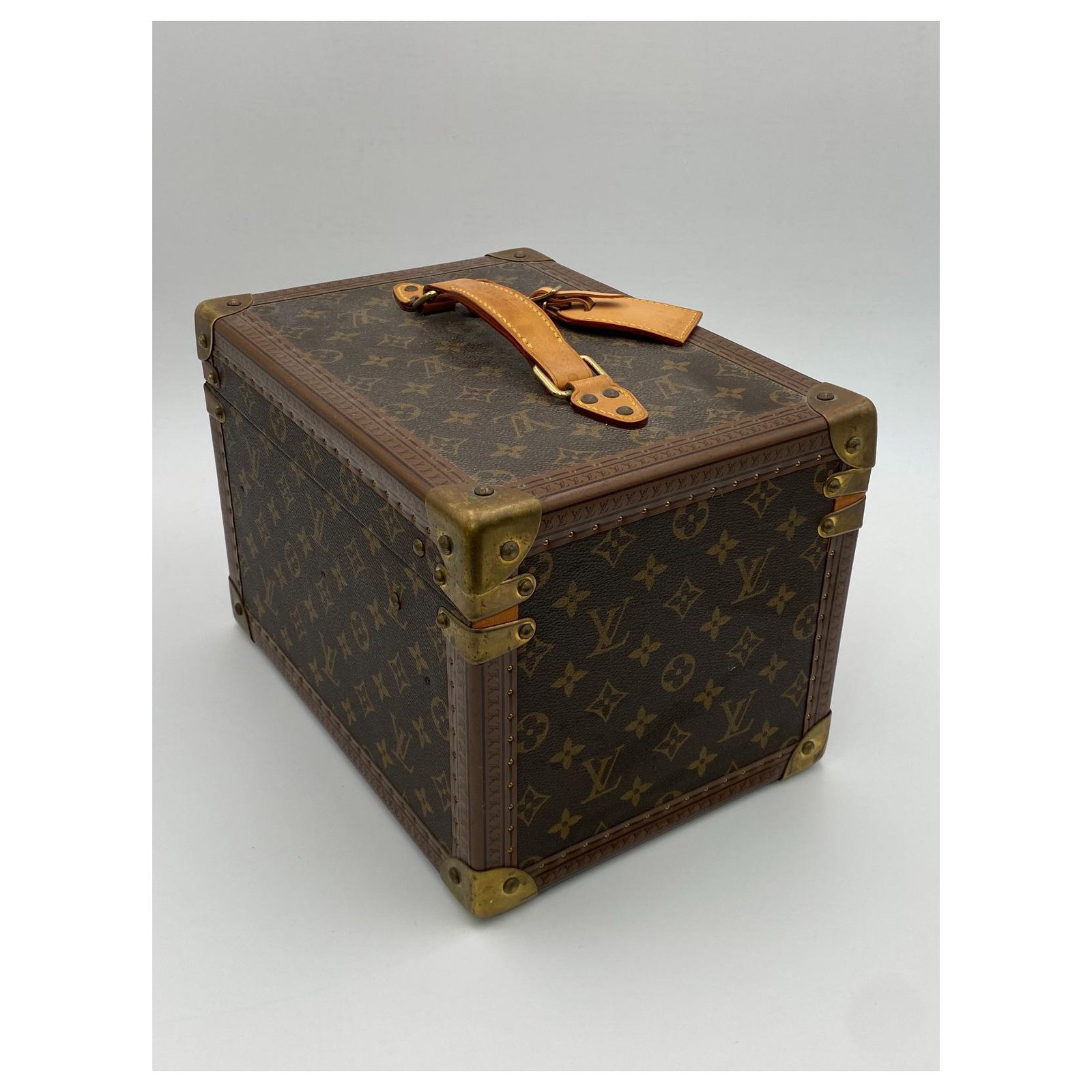 Louis Vuitton Boite Bouteilles Et Glace Brown Canvas Travel Bag (Pre-O
