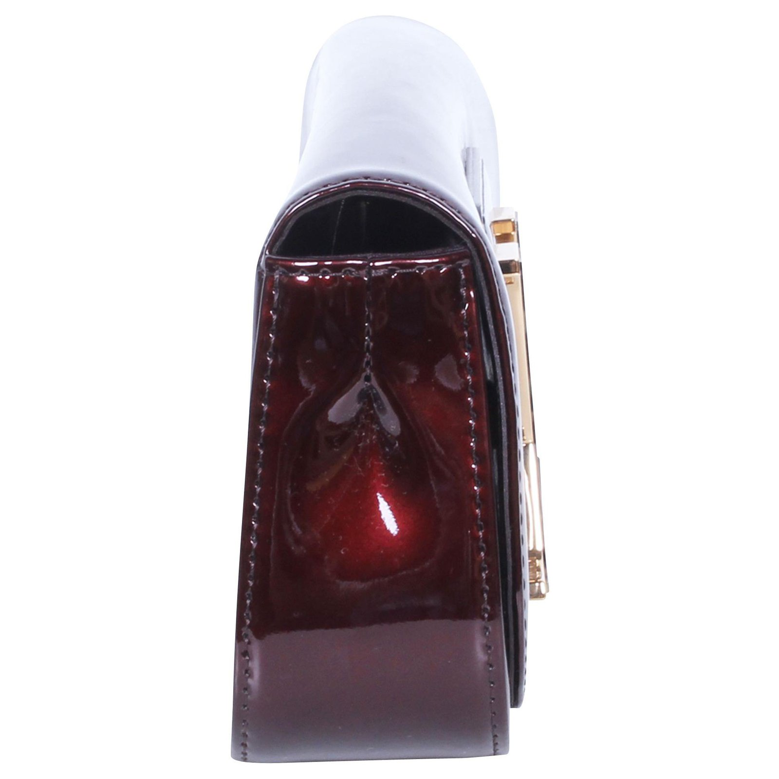 Sobe patent leather clutch bag Louis Vuitton Red in Patent leather