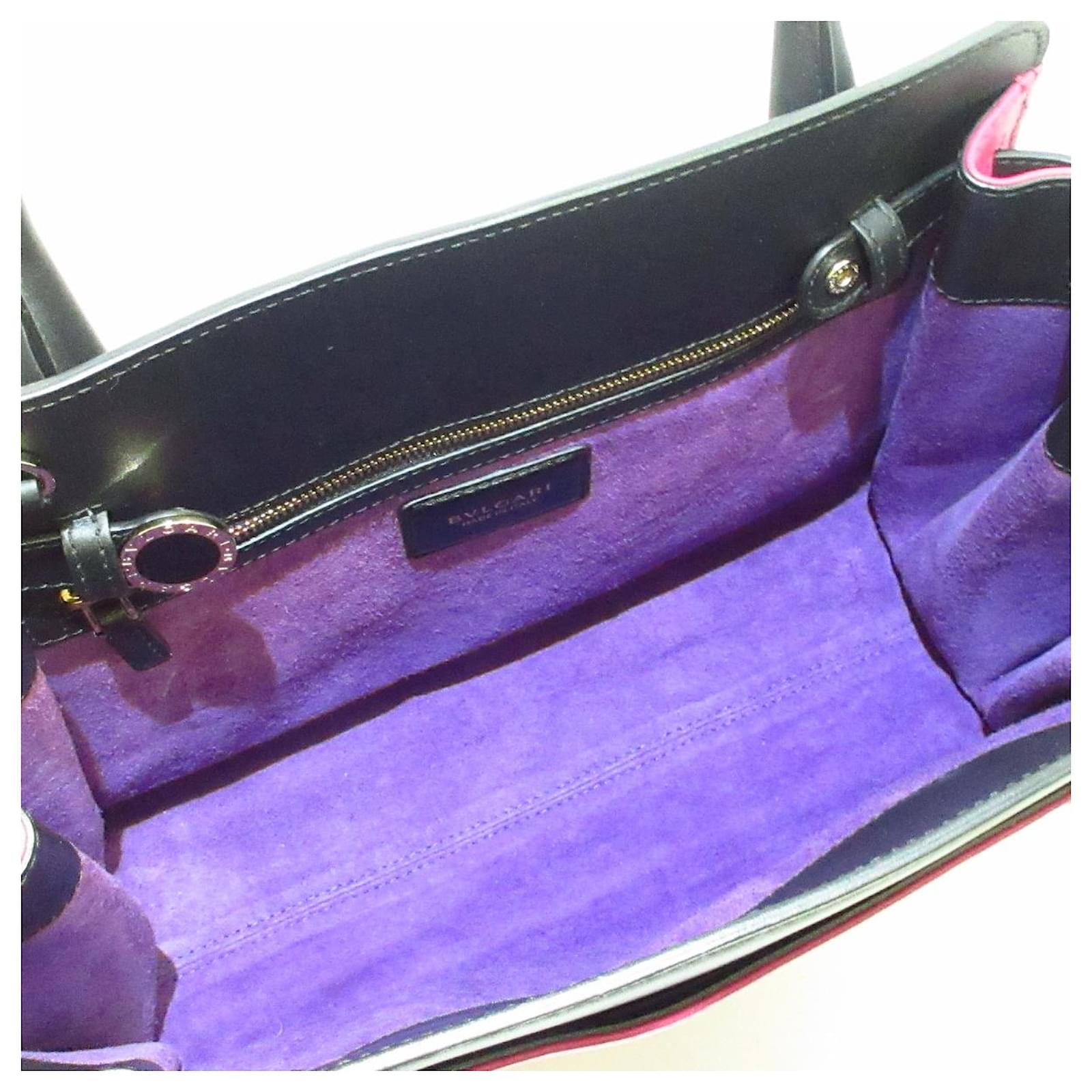 bvlgari purple bag