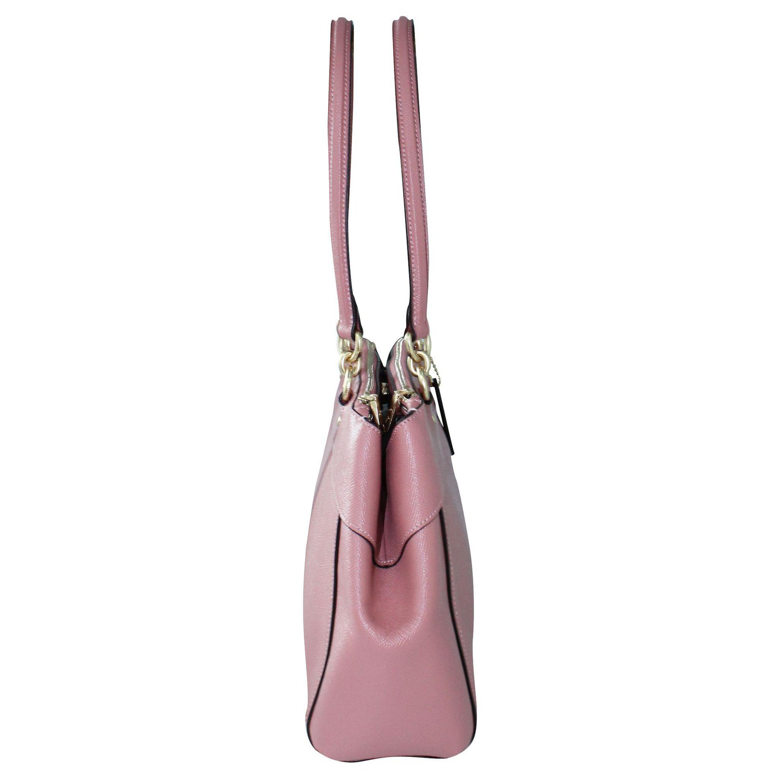 Coach Light Pink Leather Handbag ref.318131 - Joli Closet