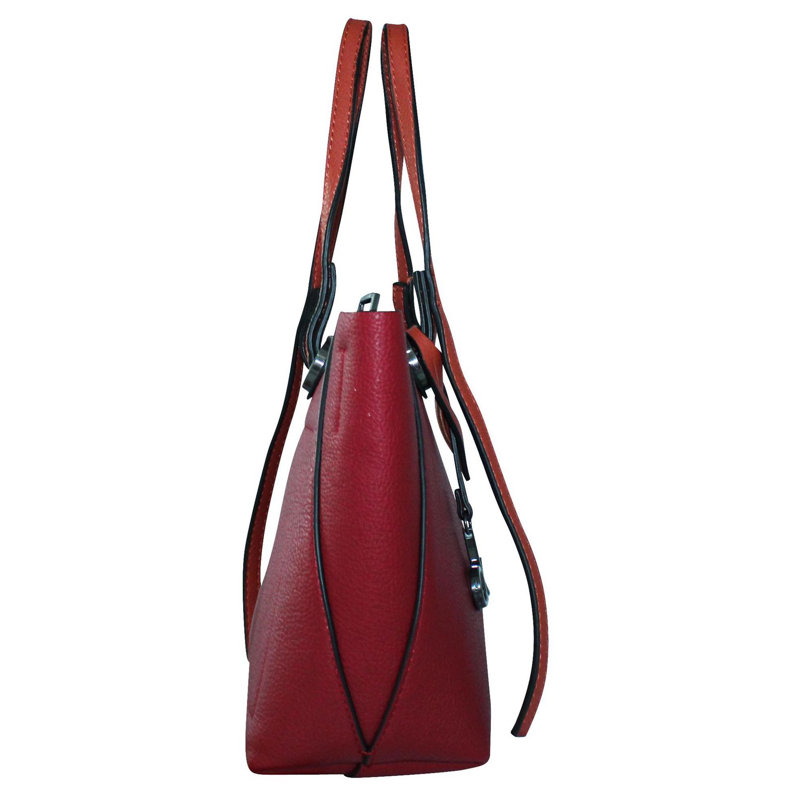 Calvin Klein Red Leather Shoulder Bag ref.318155 - Joli Closet