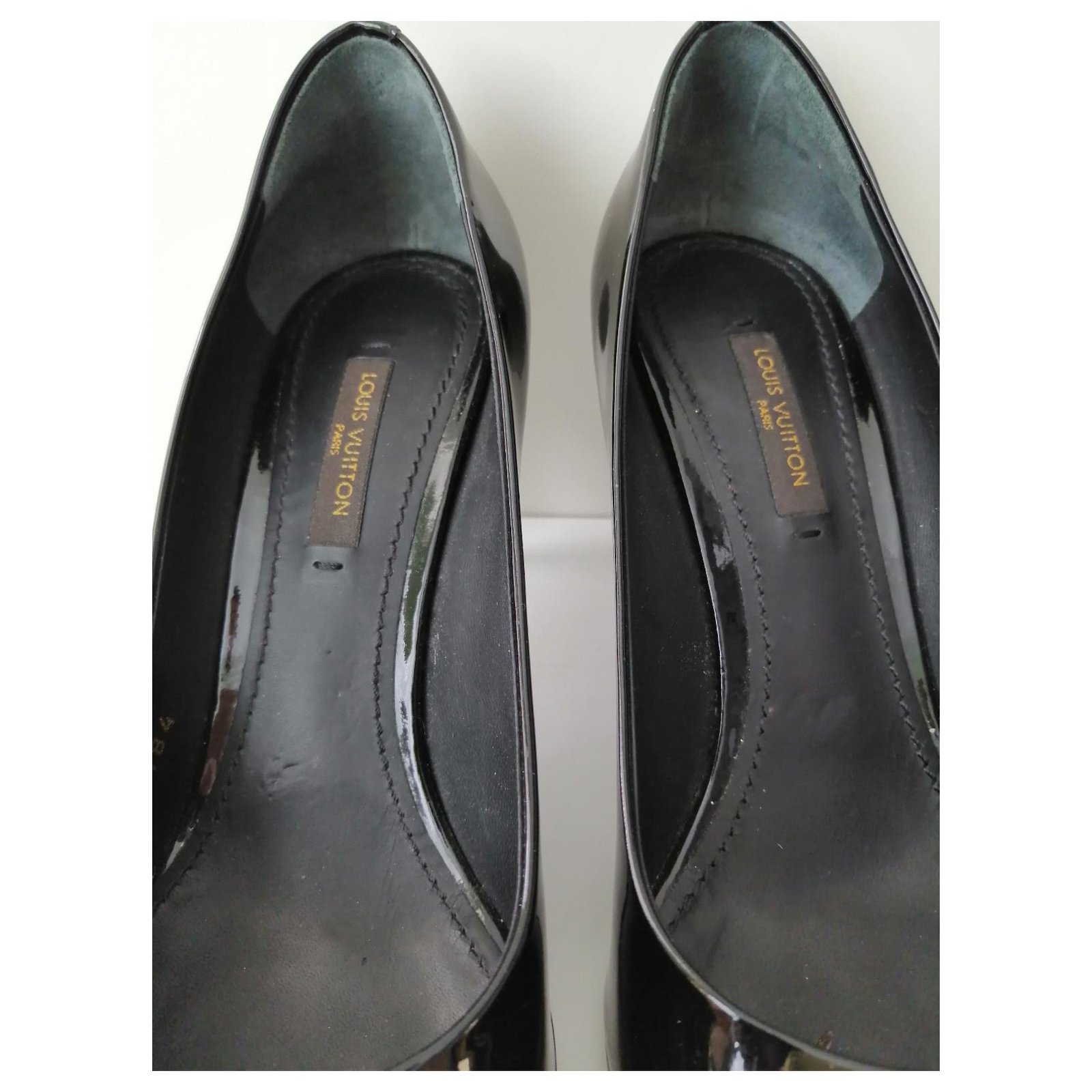 Louis Vuitton Heels Black Leather ref.318306 - Joli Closet
