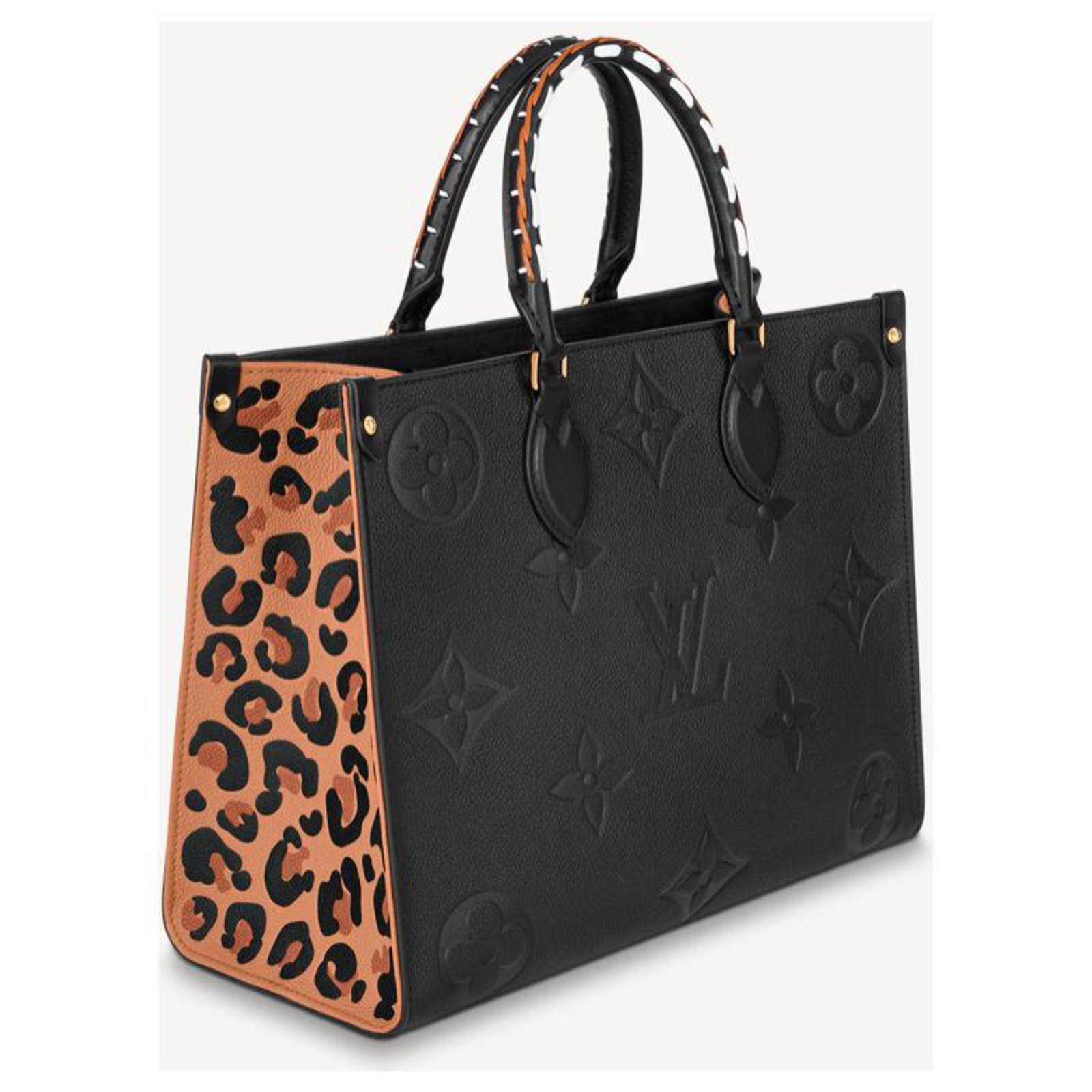 Louis Vuitton Onthego MM Wild at Heart Caramel in Cowhide Leather