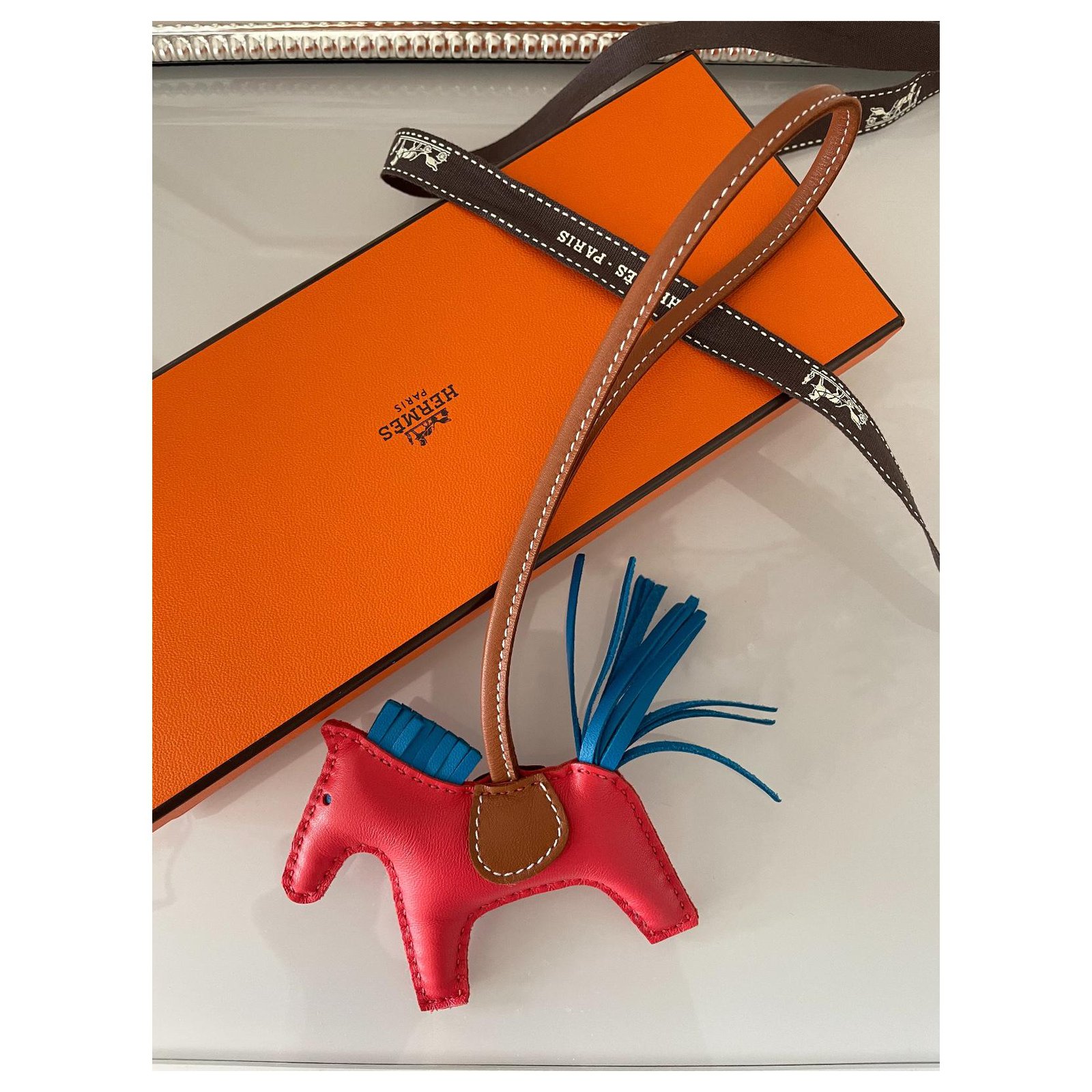 Hermès Kelly Mini Pochette Swift Coral Leather ref.318387 - Joli Closet