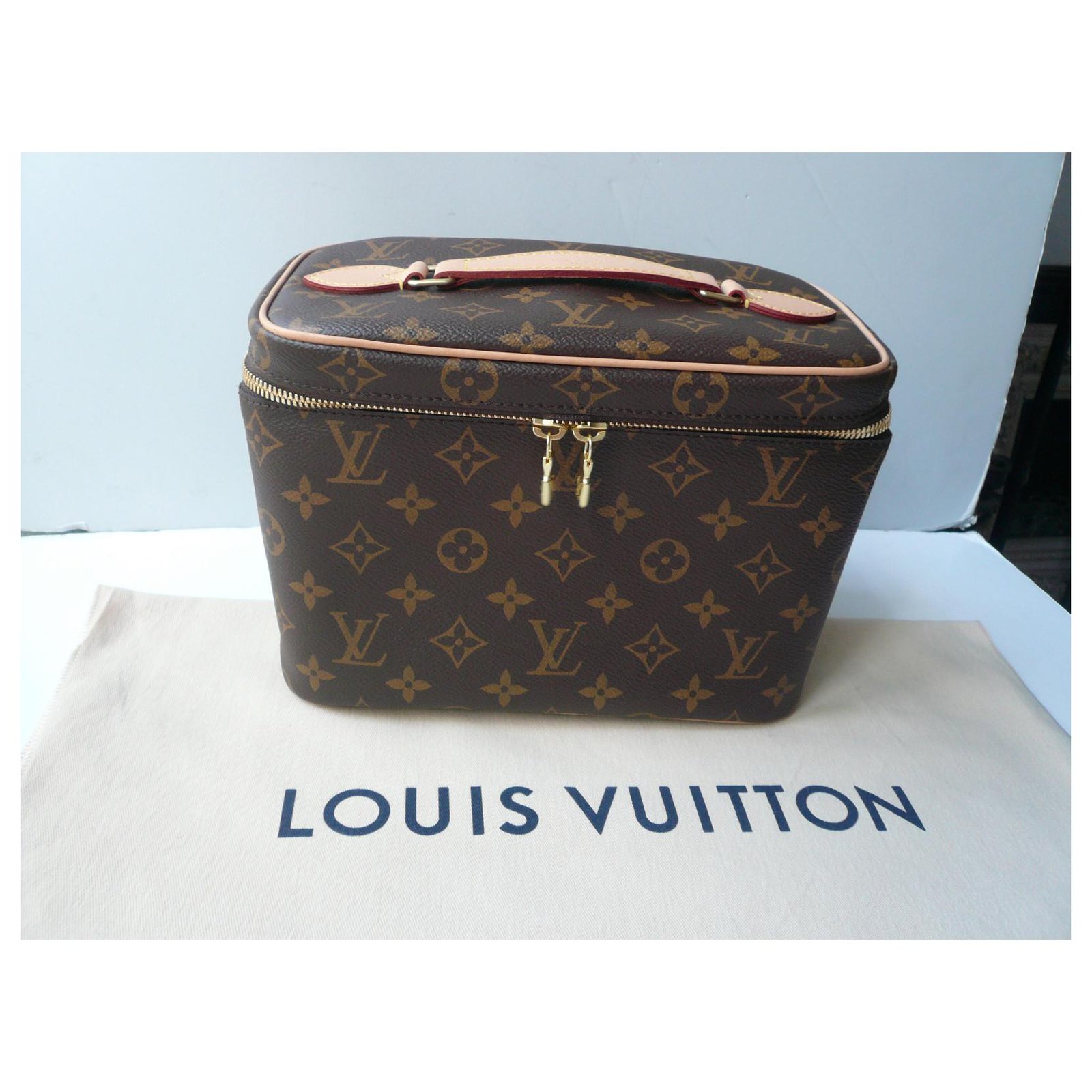 Louis Vuitton Nice Vanity Case Monogram Canvas BB Brown 2268812