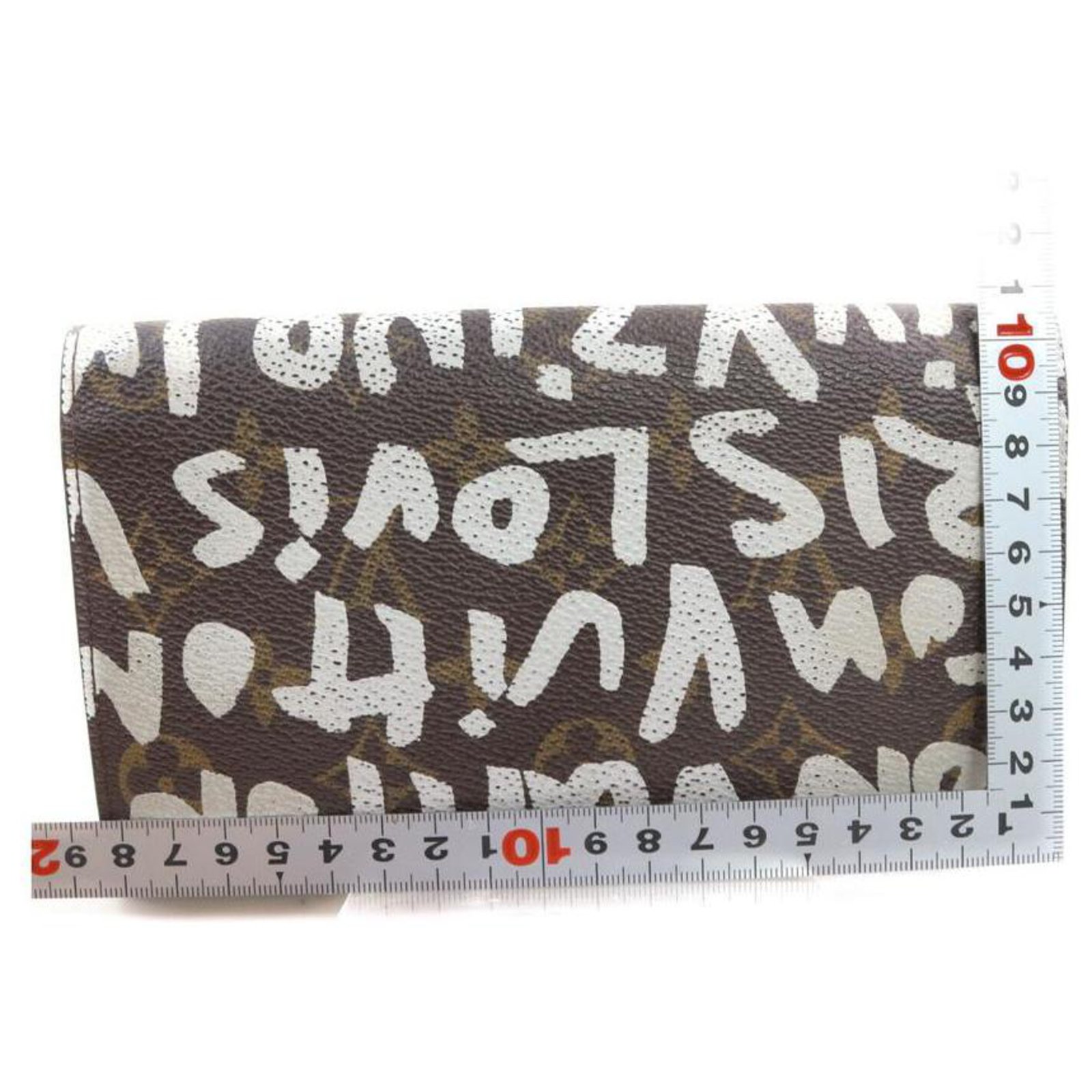 Louis Vuitton Stephen Sprouse Grey Monogram Graffiti Long Sarah