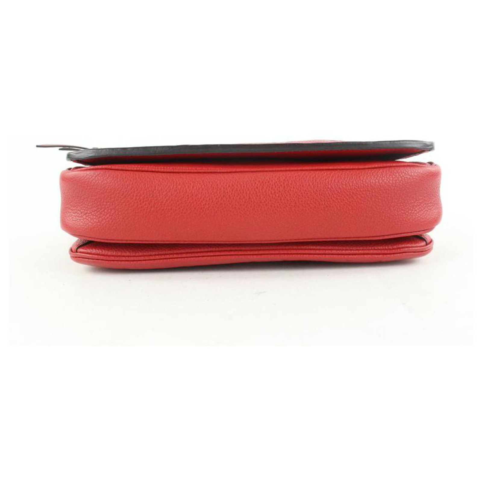 Louis Vuitton Red Empreinte Cerise Leather Monogram Pochette Metis Bag  ref.319017 - Joli Closet