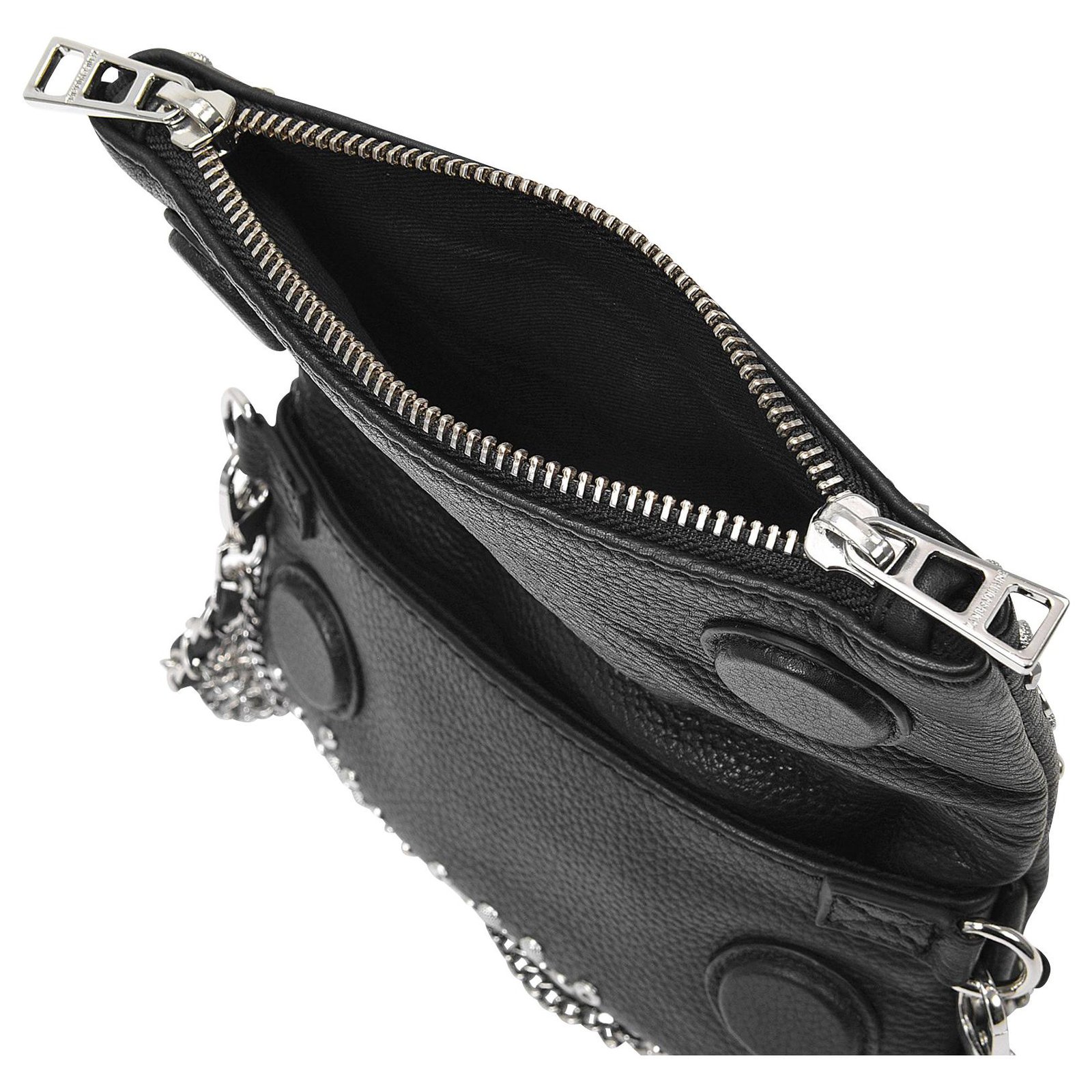 Zadig & Voltaire Rock Nano Bag in Black Leather ref.319175 - Joli Closet