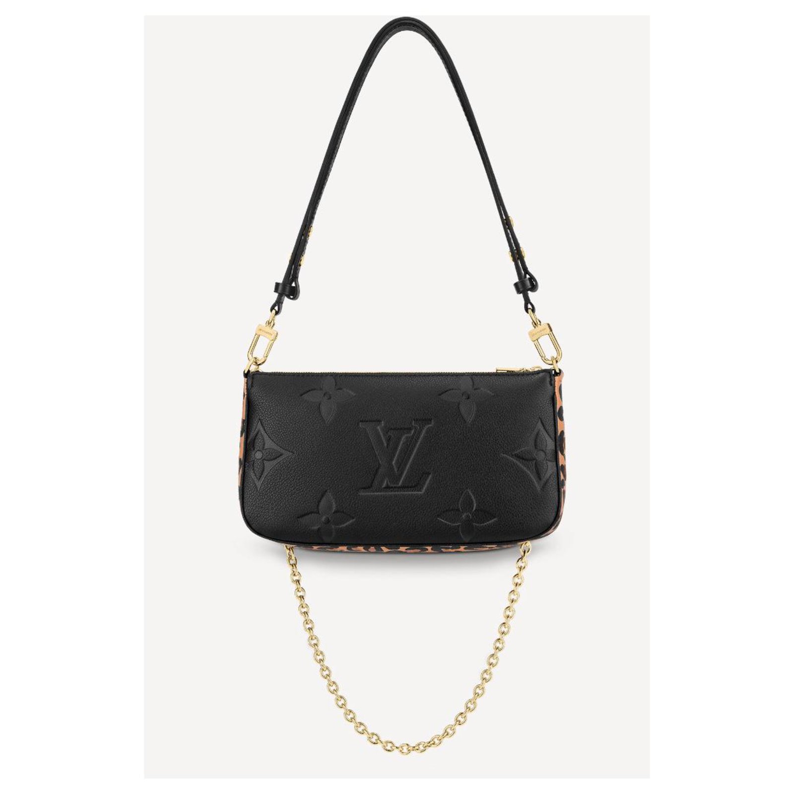 Louis Vuitton LV Multipochette Wild at heart Black Leather ref.319319 ...