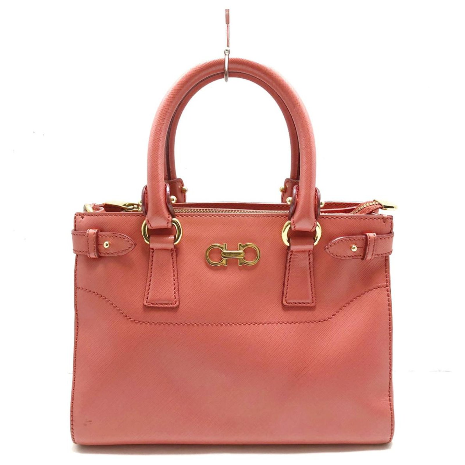 Salvatore Ferragamo Handbag Pink Leather ref.320424 - Joli Closet
