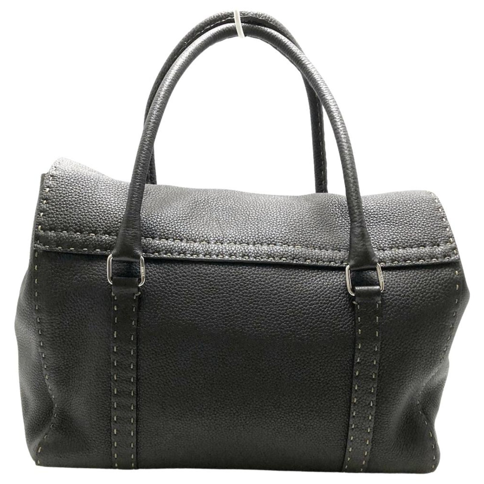 Fendi Selleria Black Leather ref.320685 - Joli Closet