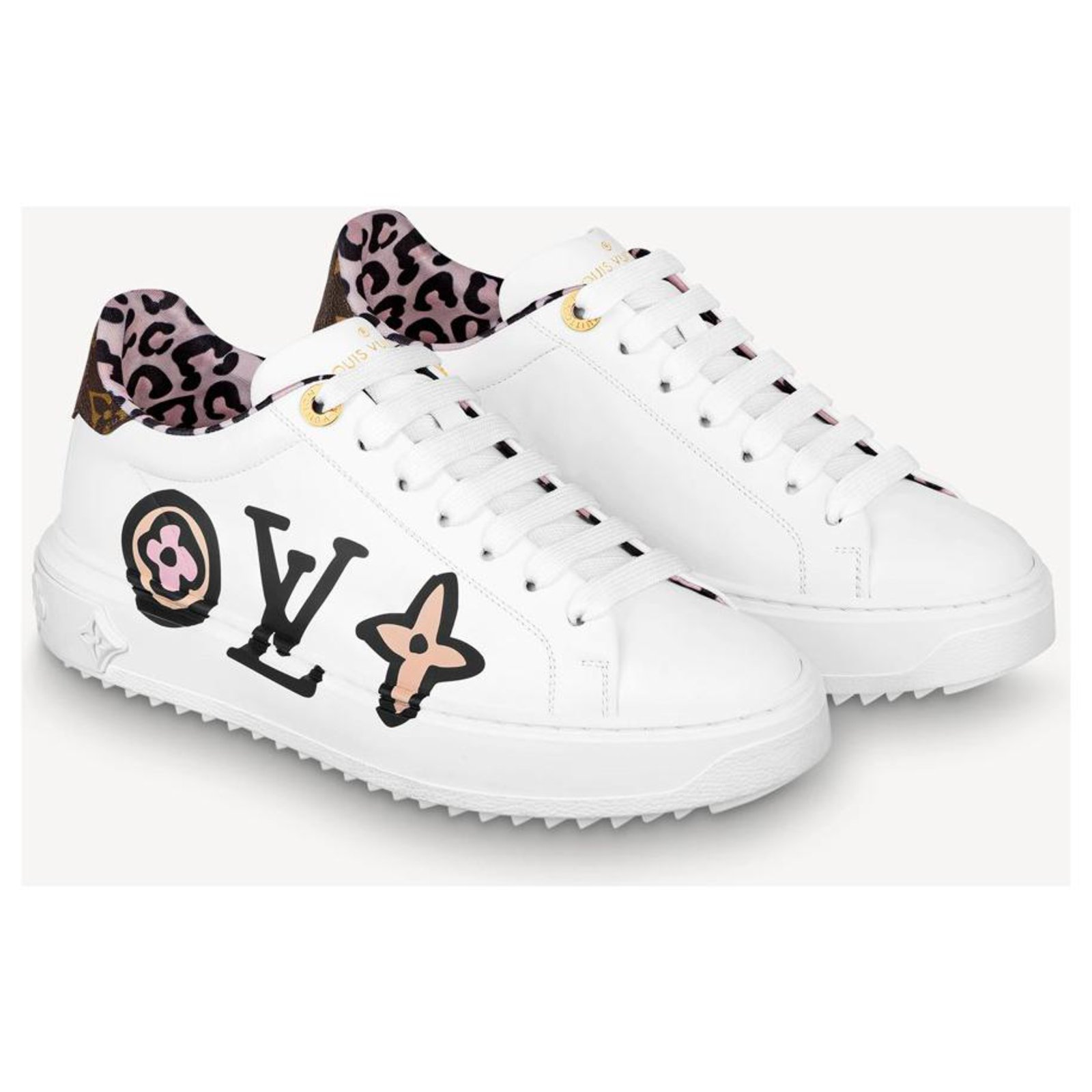 Louis Vuitton LV Time Out sneakers new White Leather ref.741802 - Joli  Closet