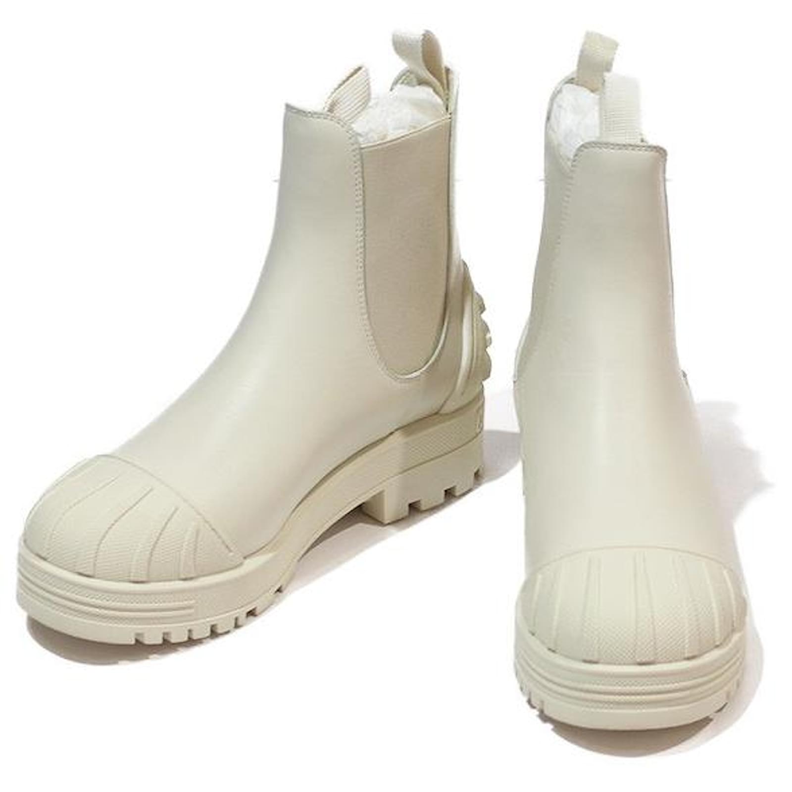 dior boots cream