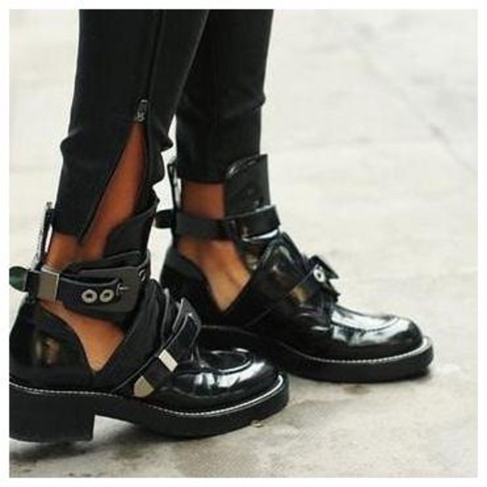 balenciaga belt boots