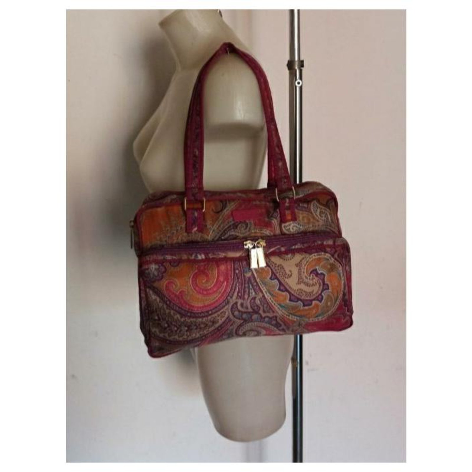 Etro Milano perfumes paisley bag Multiple colors Cloth ref.322602 - Joli  Closet