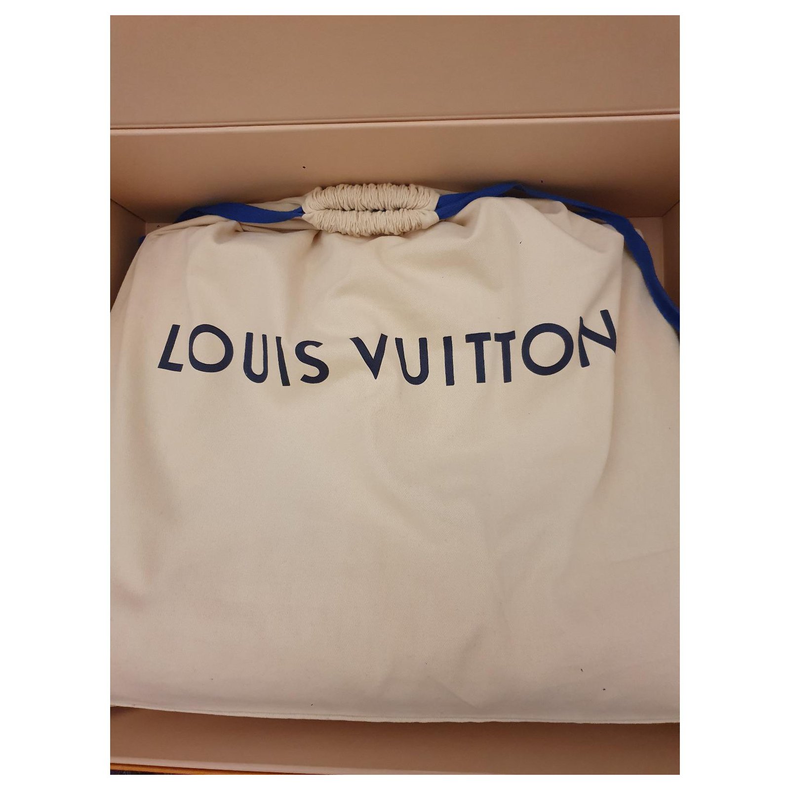 Louis Vuitton Handbags Pink Yellow Light blue Leather Cloth ref