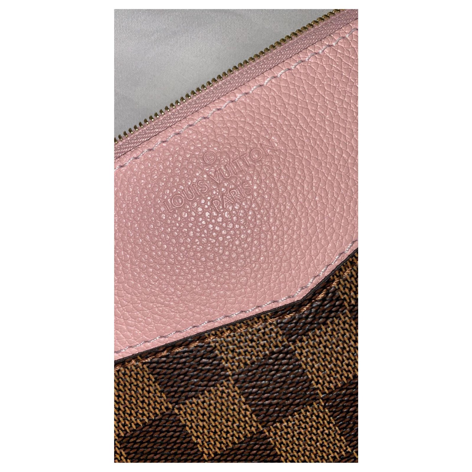 Louis Vuitton Pouch Brown Leather ref.47123 - Joli Closet