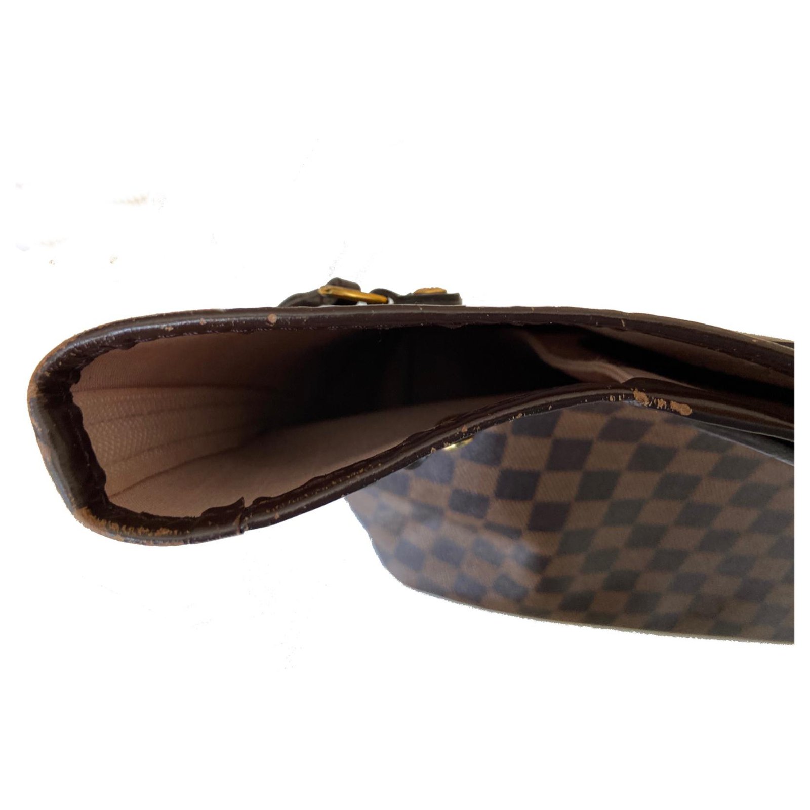 Louis Vuitton Neverfull MM interior pink Dark brown ref.323508