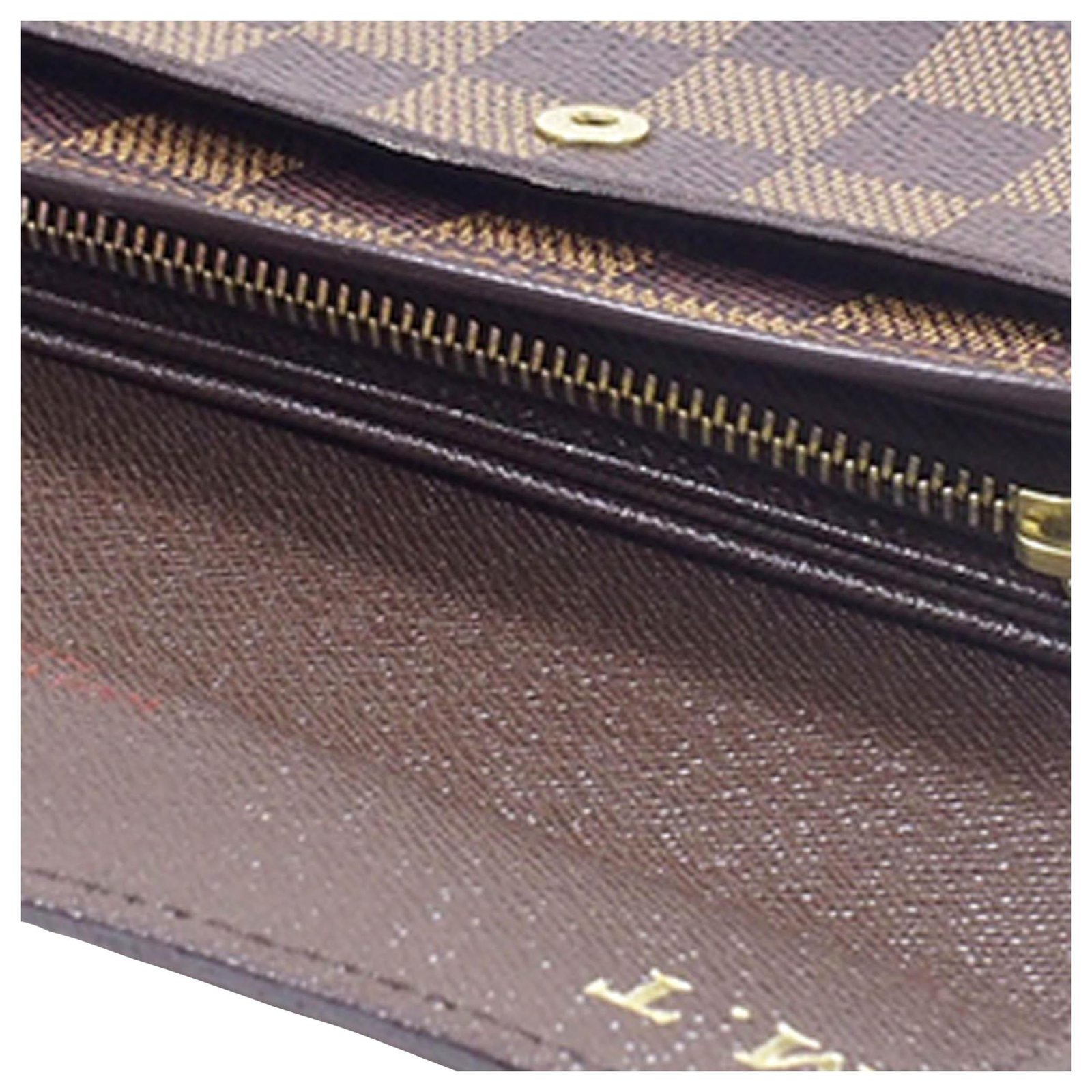 Cloth wallet Louis Vuitton Beige in Cloth - 36004336