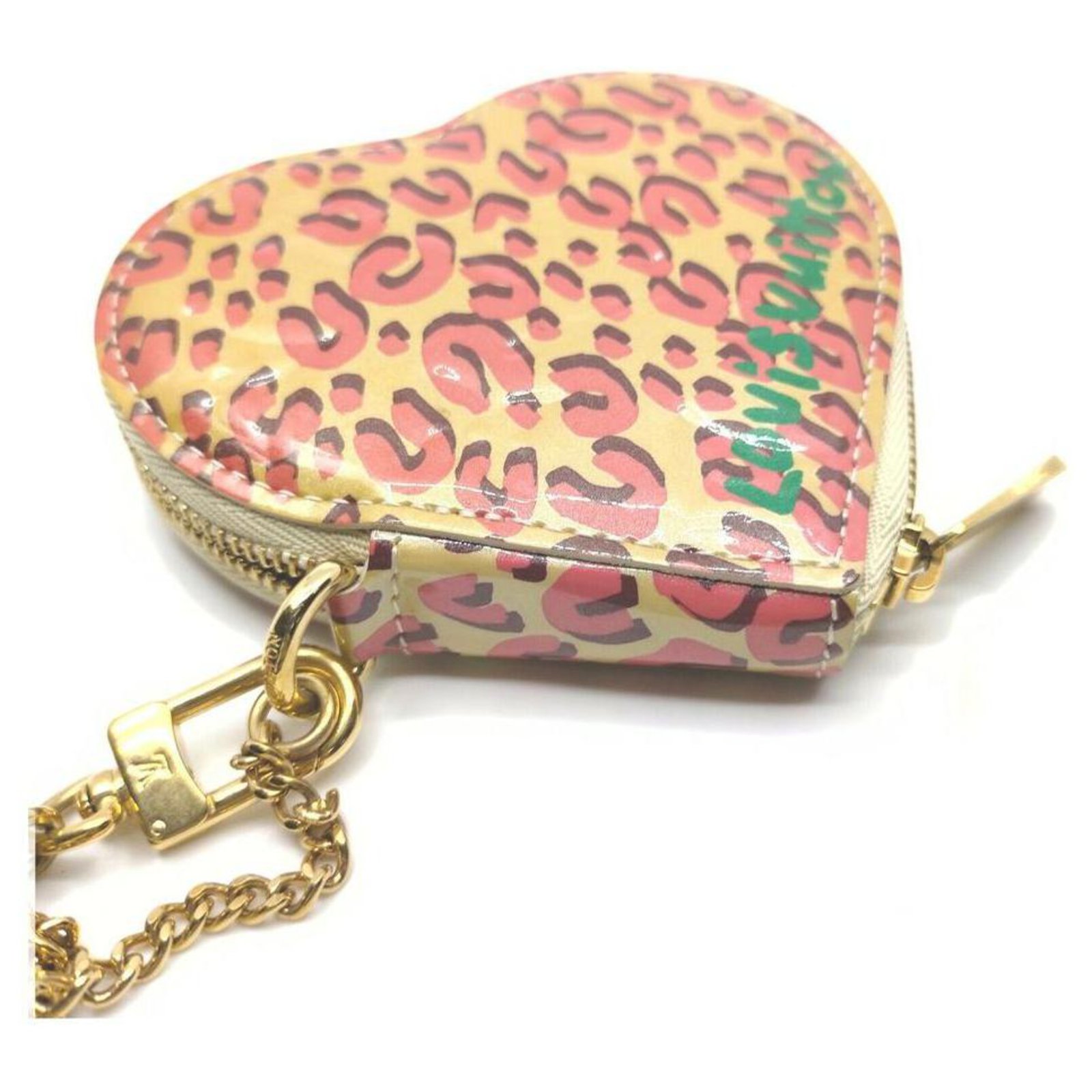 Louis Vuitton Vintage z oo Wyd. Stephen Sprouse Leopard Porte Monnaie Coeur  - Ceny i opinie 