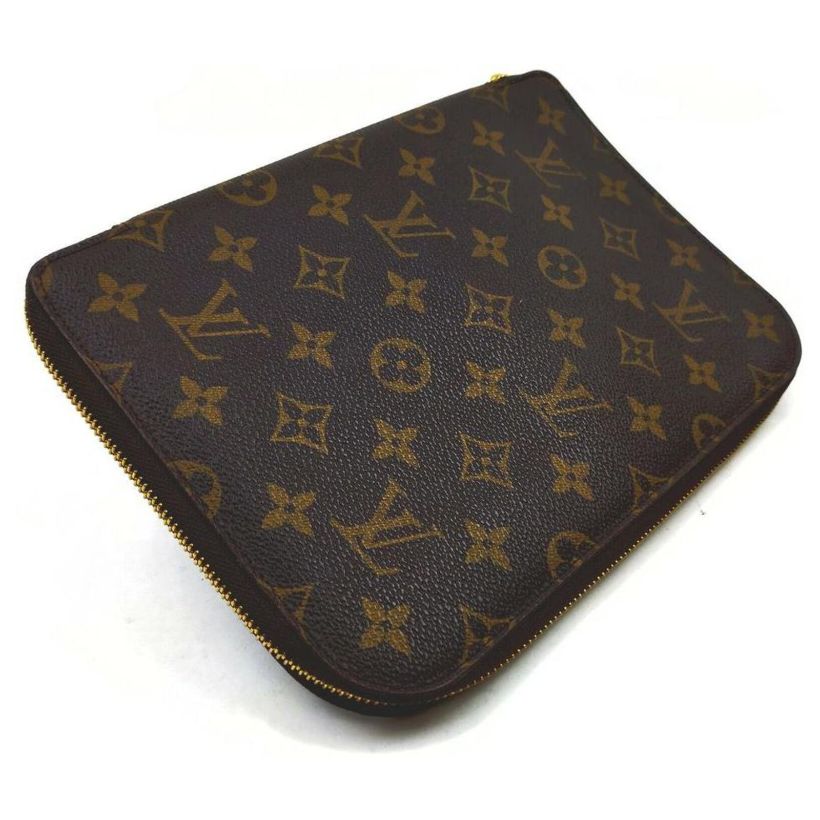 Louis Vuitton Large Monogram Zip Around Organizer Cluch Bag 862923