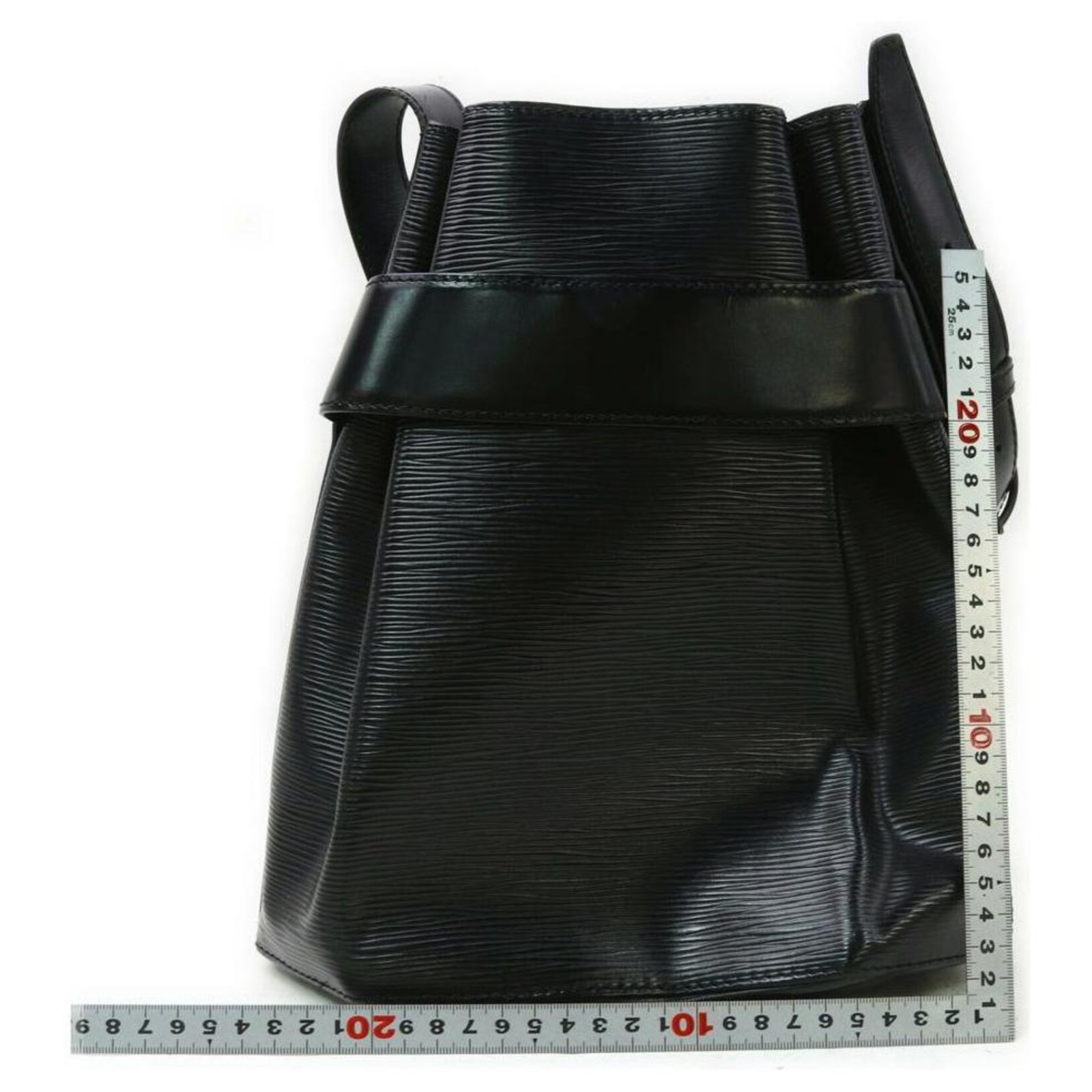 Louis Vuitton Black Epi Noir Sac D'epaule Twist Bucket Bag 