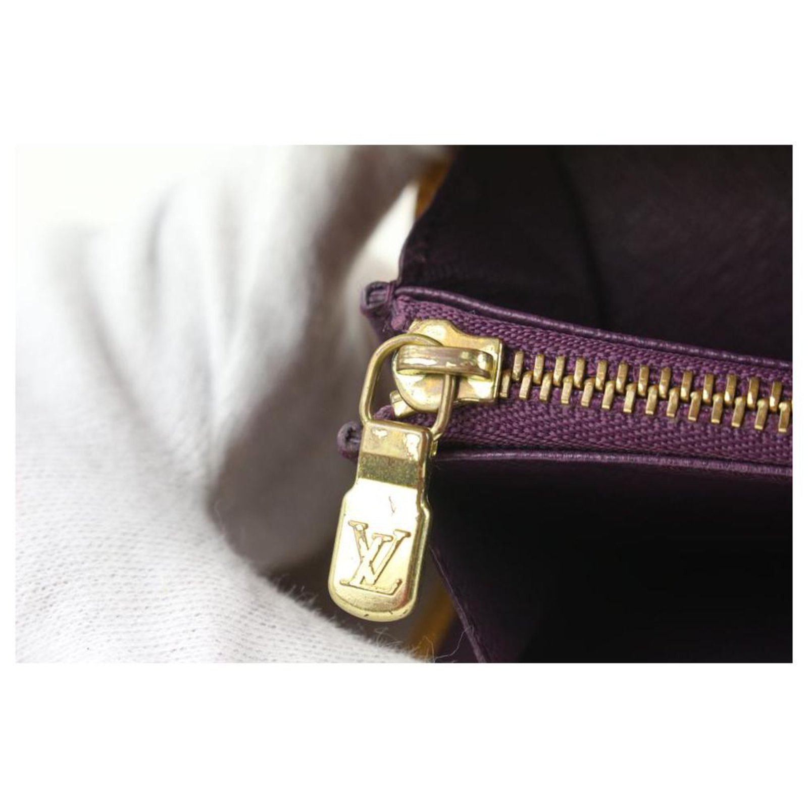 Louis Vuitton Monogram Flap Wallet Vintage Porte Tresor Sarah ref