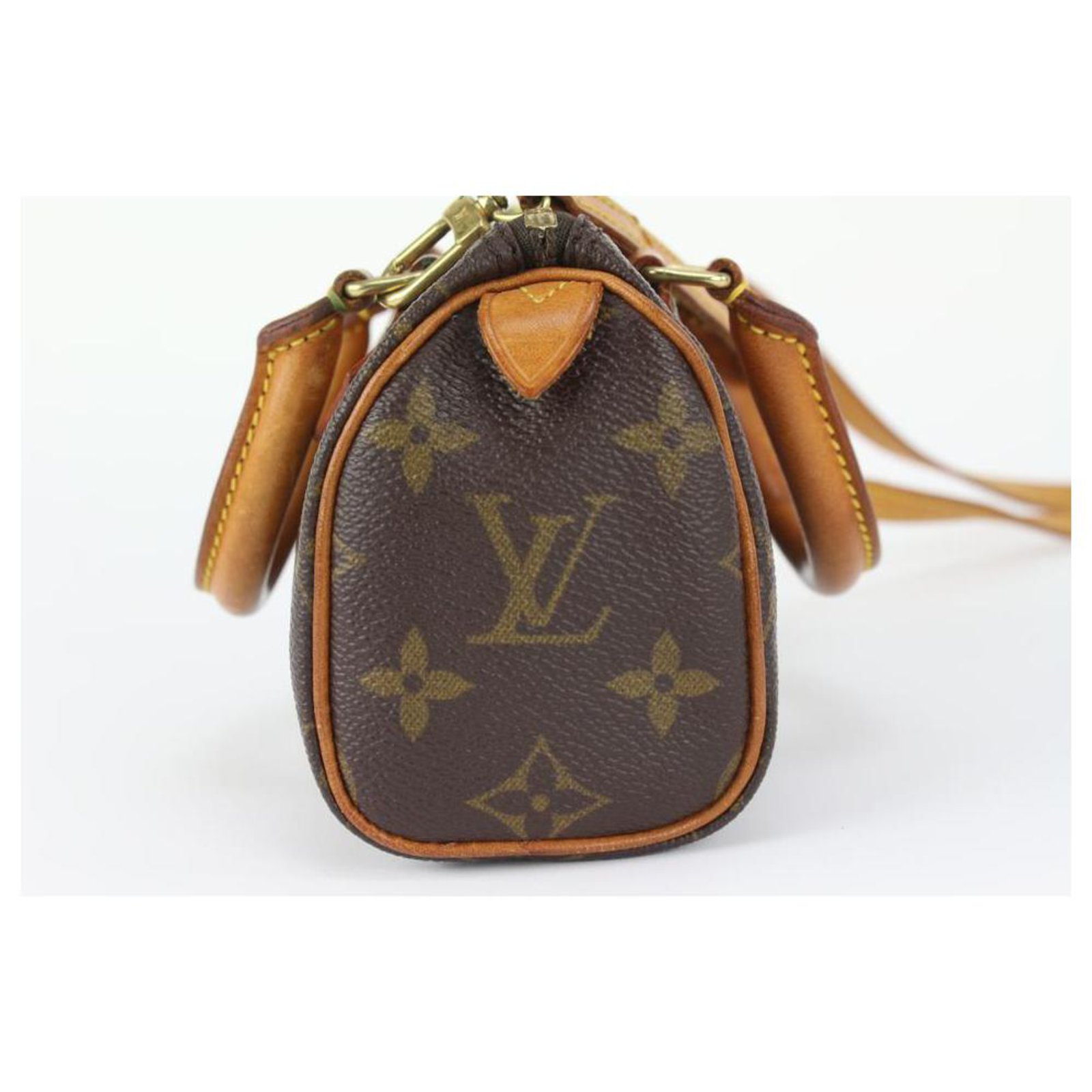 Louis Vuitton Monogram Mini Speedy HL with Strap Crossbody Bag Leather  ref.326853 - Joli Closet