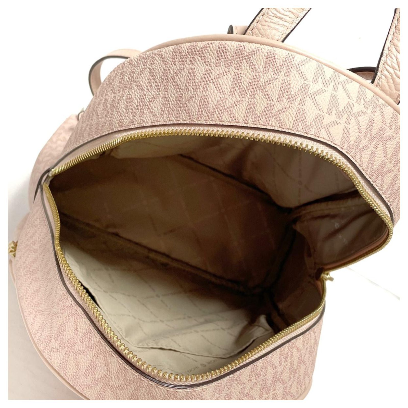 Michael Kors Backpack Pink Cloth ref.327165 - Joli Closet