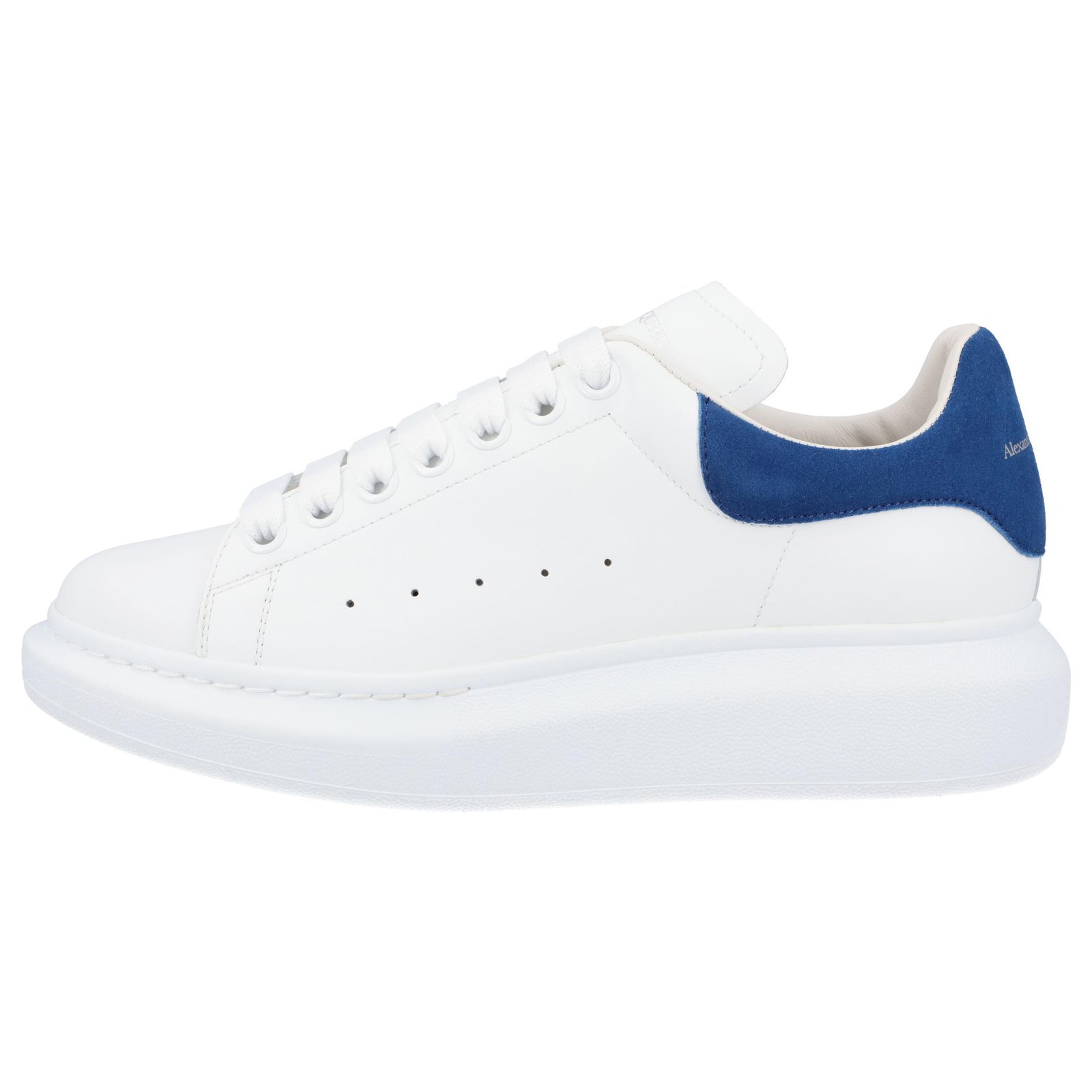 Alexander Mcqueen Larry Sneaker White Leather Pony-style calfskin ref ...