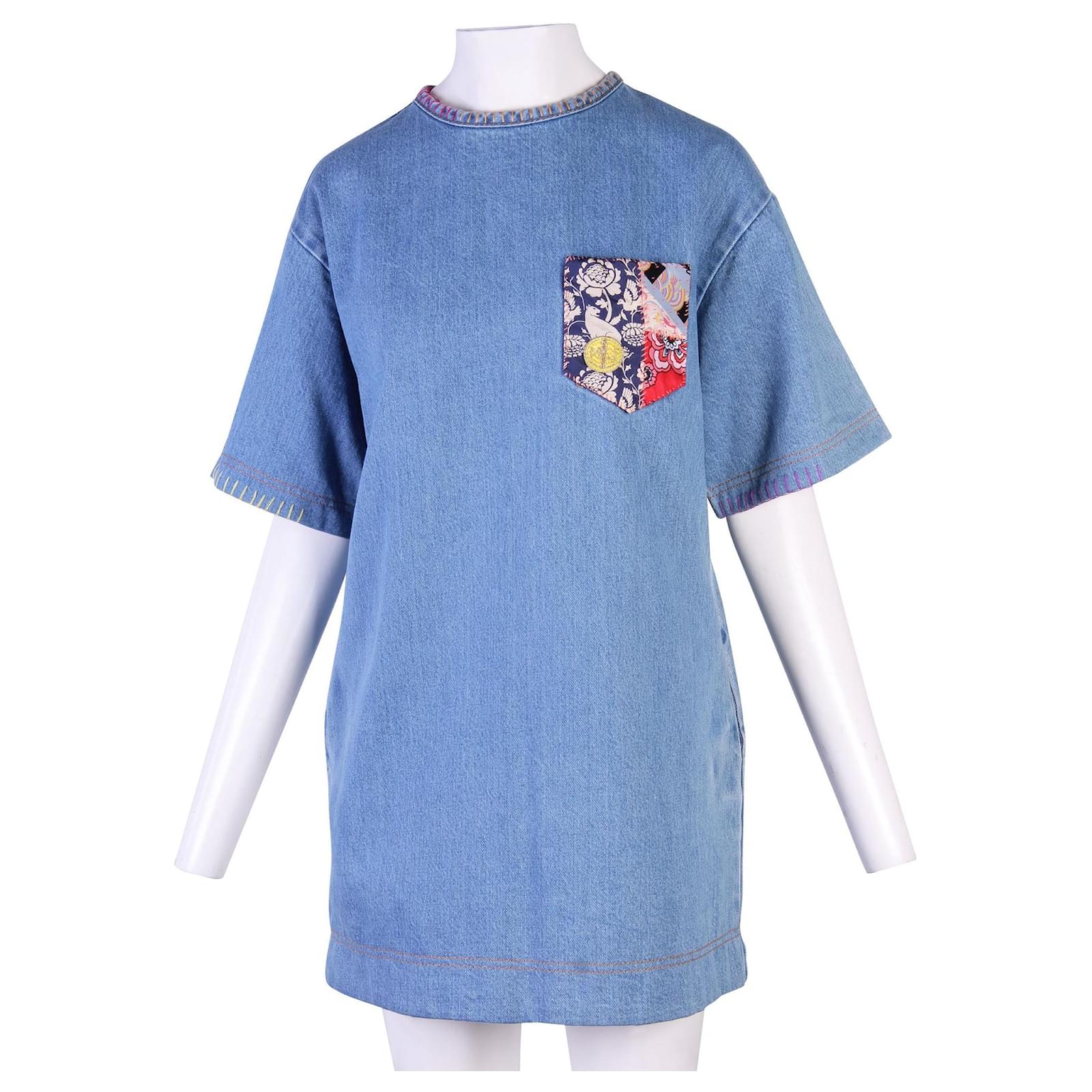 Marc by Marc Jacobs Embellished Denim Dress Blue ref.327612 - Joli Closet