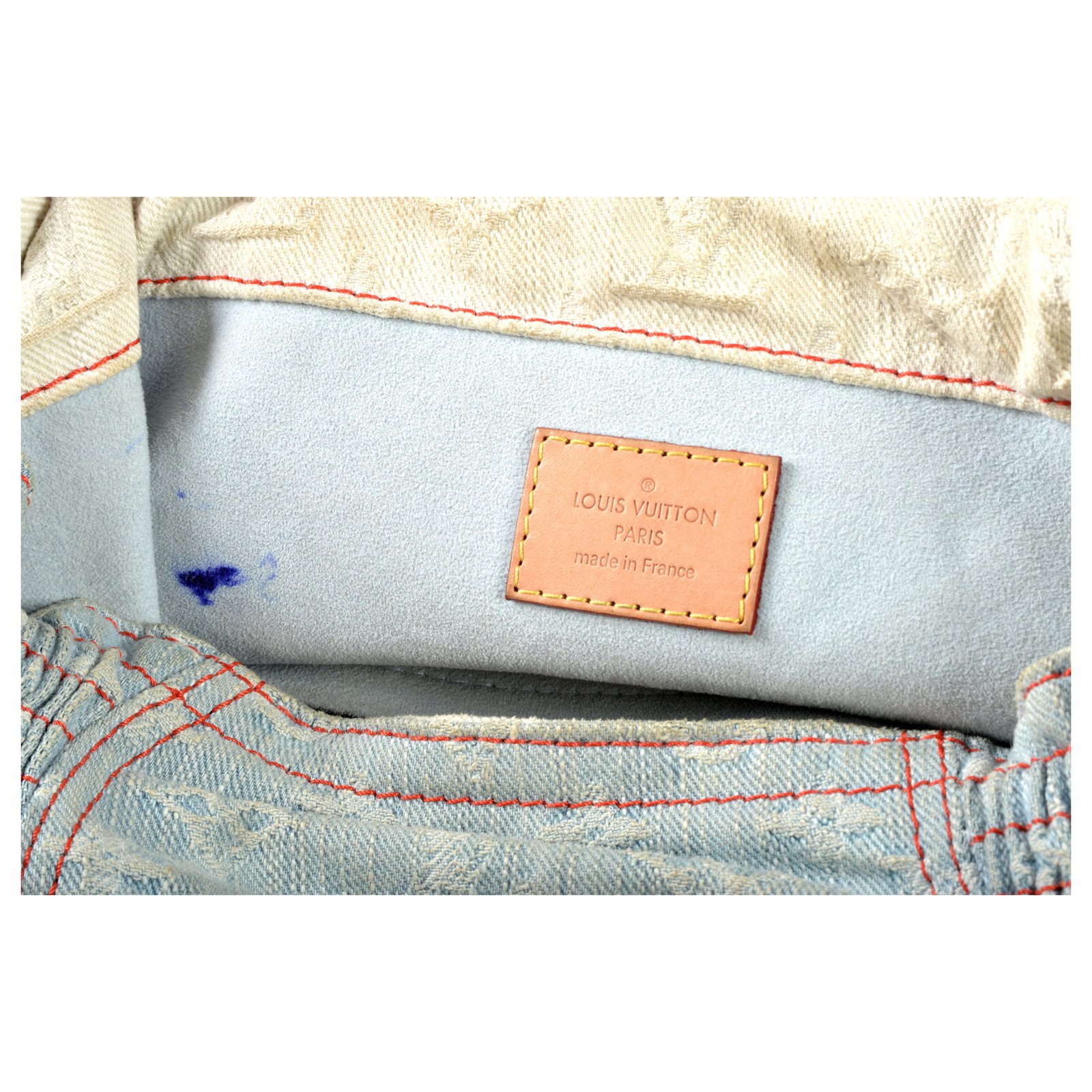 Louis Vuitton, Bags, Louis Vuitton Sunrise Shoulder Bag Denim Blue  Multicolor