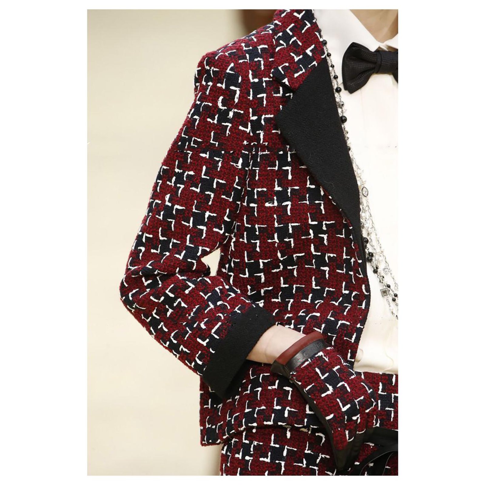 Chanel 6,8K$ Coco Brasserie Jacket Multiple colors Tweed ref