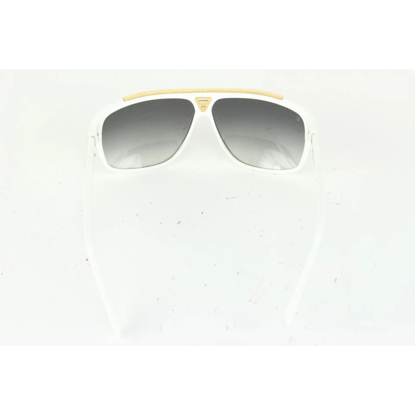 LOUIS VUITTON Evidence Sunglasses Z0351W White 217242