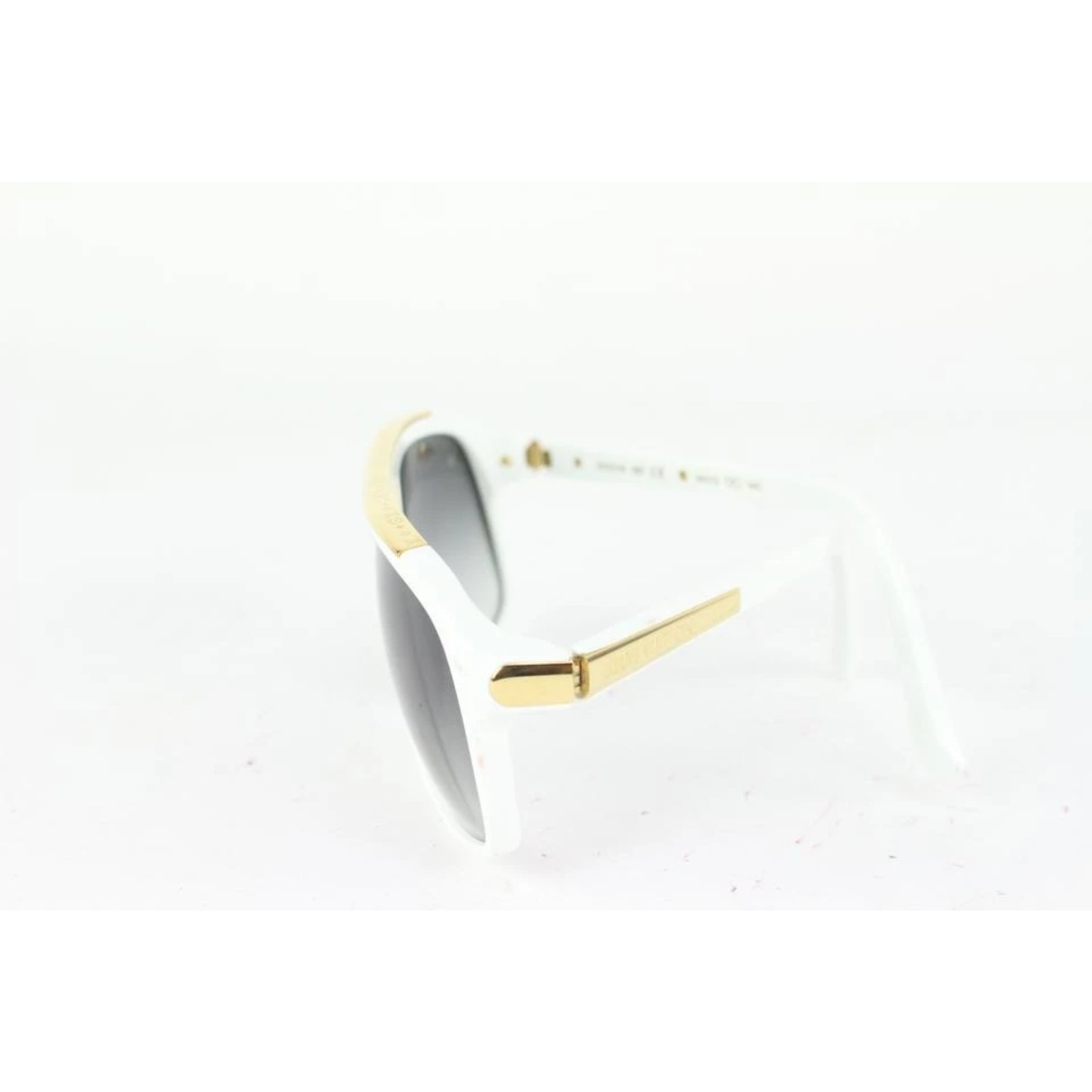Louis Vuitton Millionaire Sunglasses (White/ Tan Marble frame w gold L –  Omar…