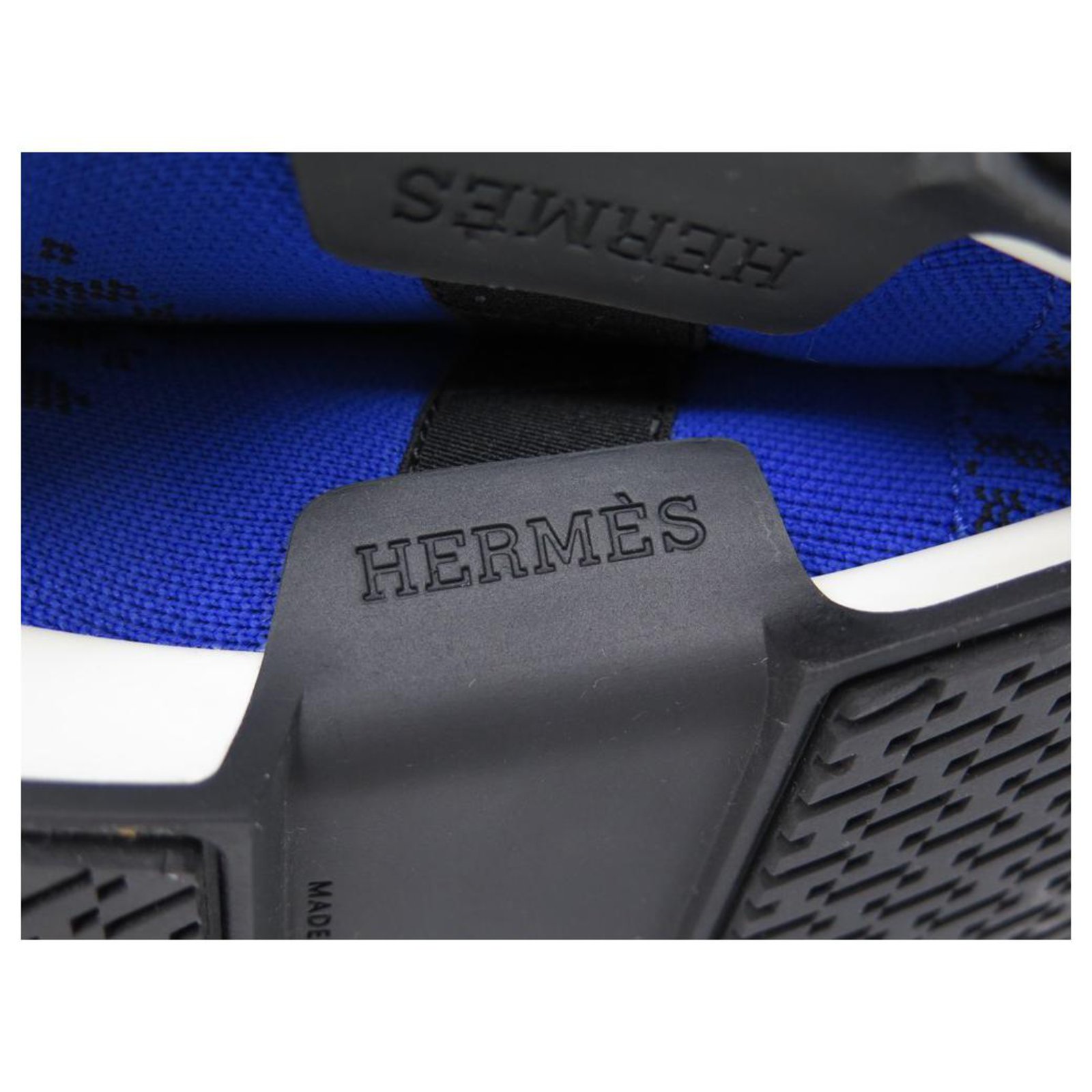 Hermès NEW HERMES BASKETS RUN SHOES 181333zh20420 41 CANVAS 