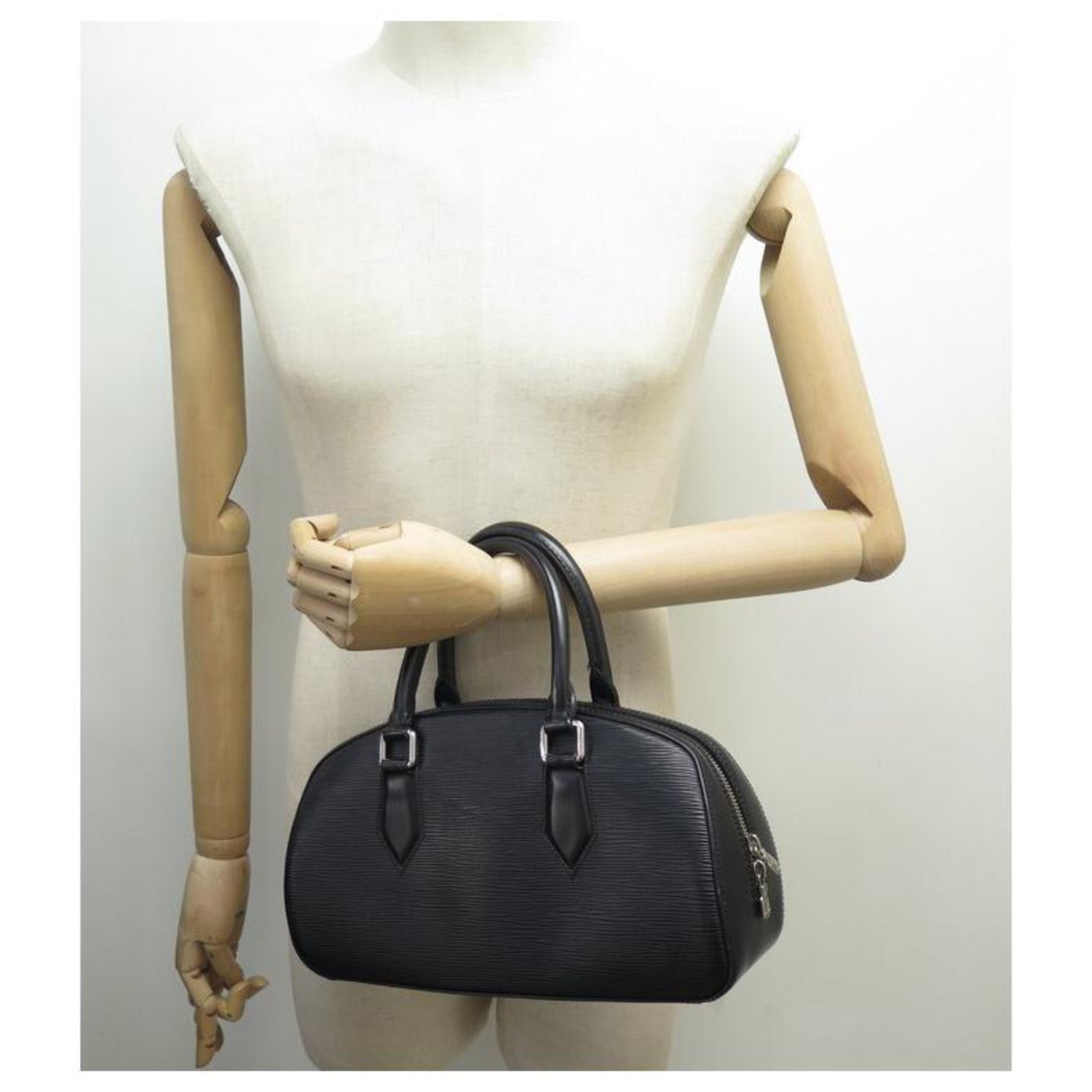 Louis Vuitton bolso de mano Jasmin en cuero Epi negro, DoctorawwadShops