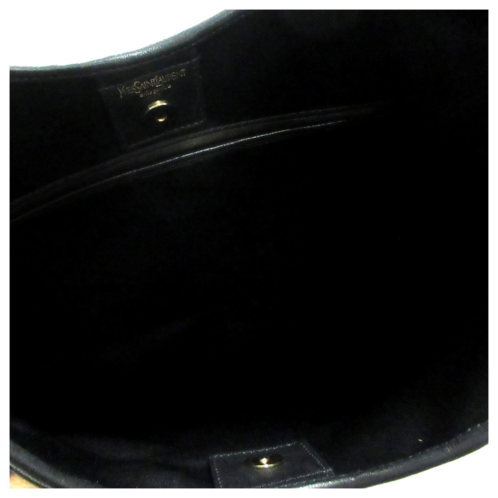 Saint Laurent Mombasa Handbag Black Hair