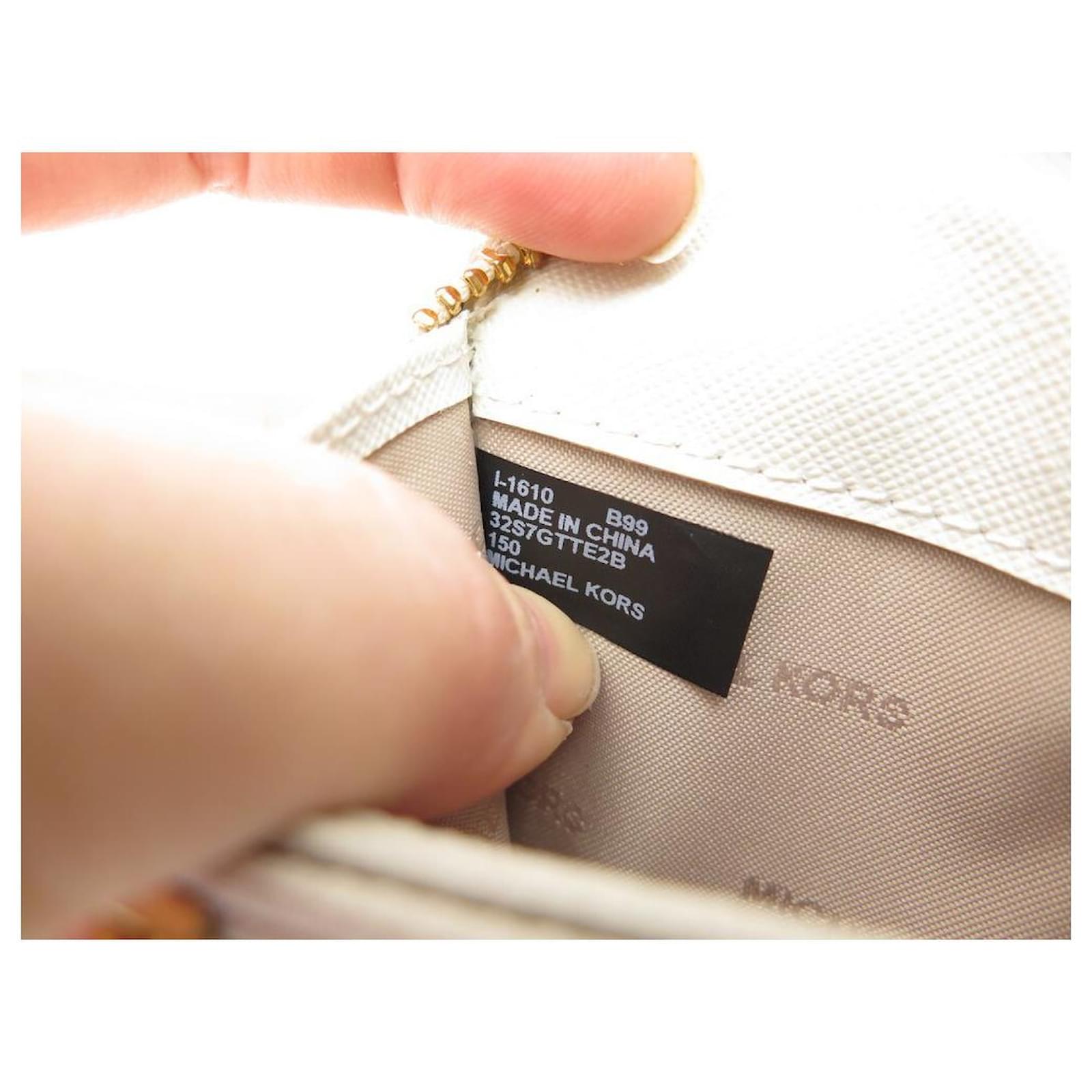 NEW WALLET MICHAEL KORS JET SET TRAVEL CANVAS MONOGRAM NEW WALLET