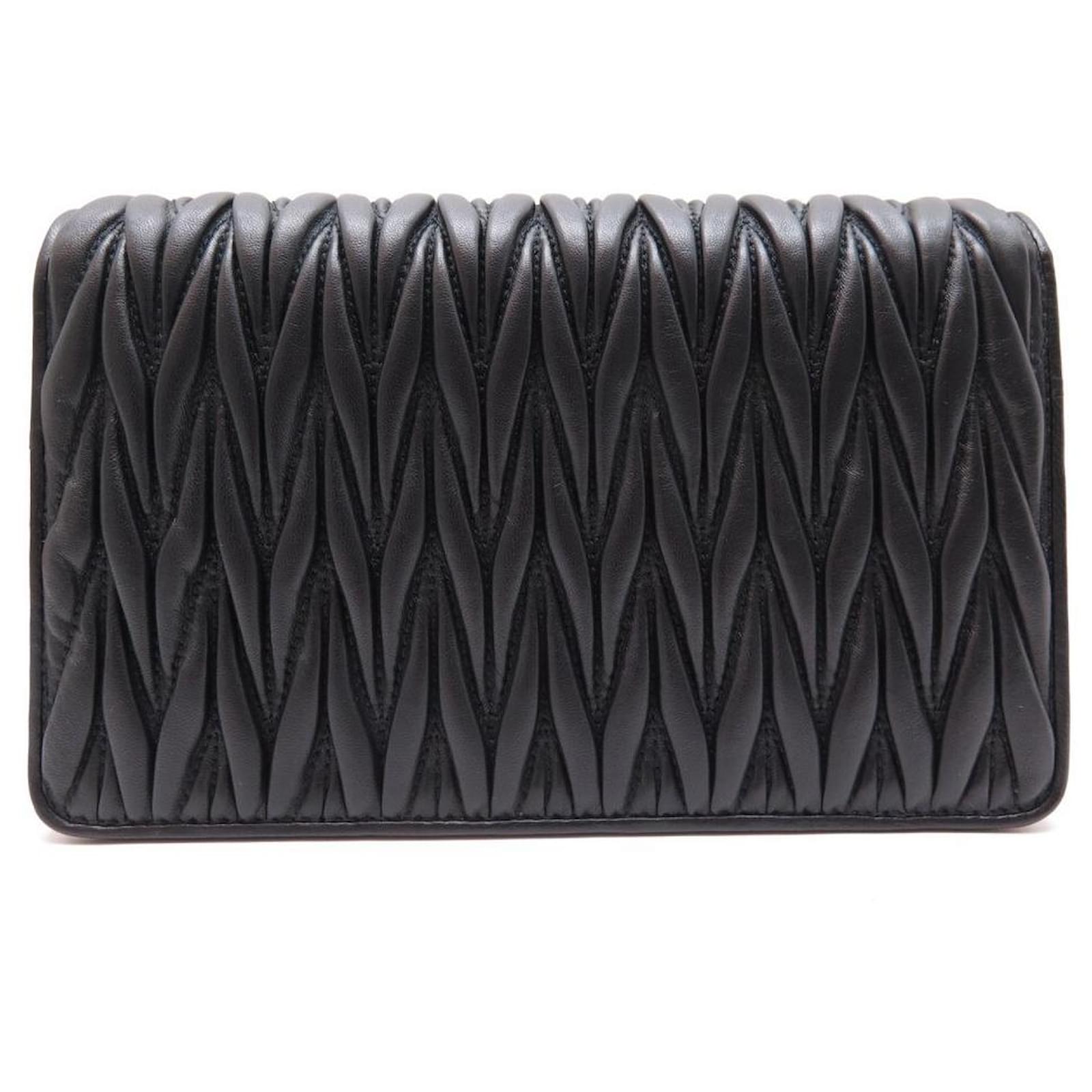 NEW MIU MIU DELICE HANDBAG 5BP001 QUILTED LEATHER STRAP HAND BAG